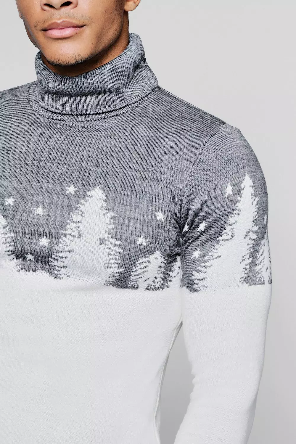 Polo neck christmas on sale jumper