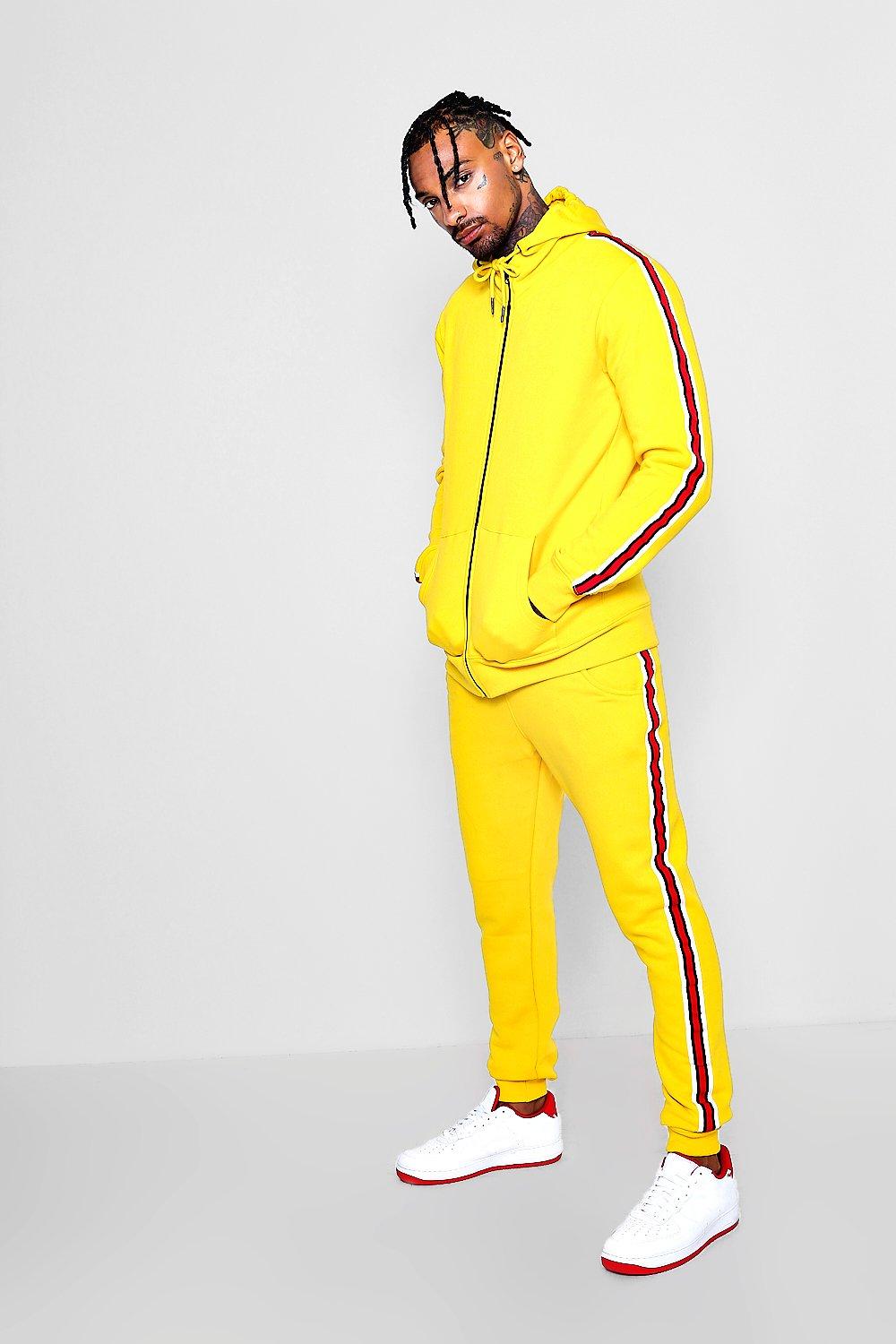 mustard tracksuit mens