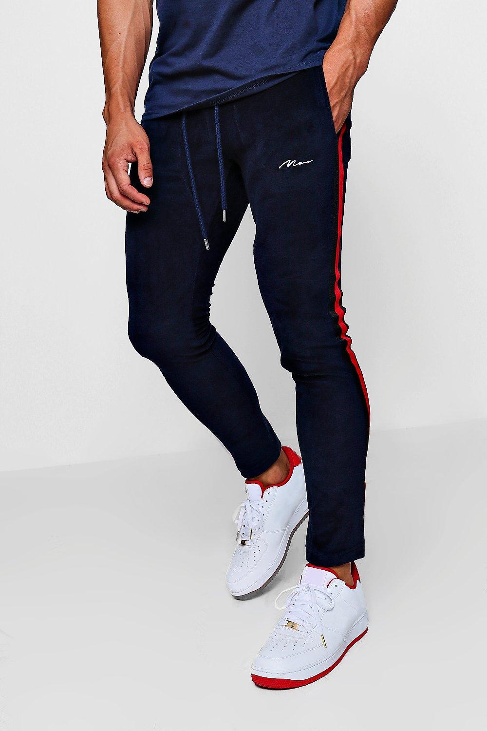 velour joggers mens