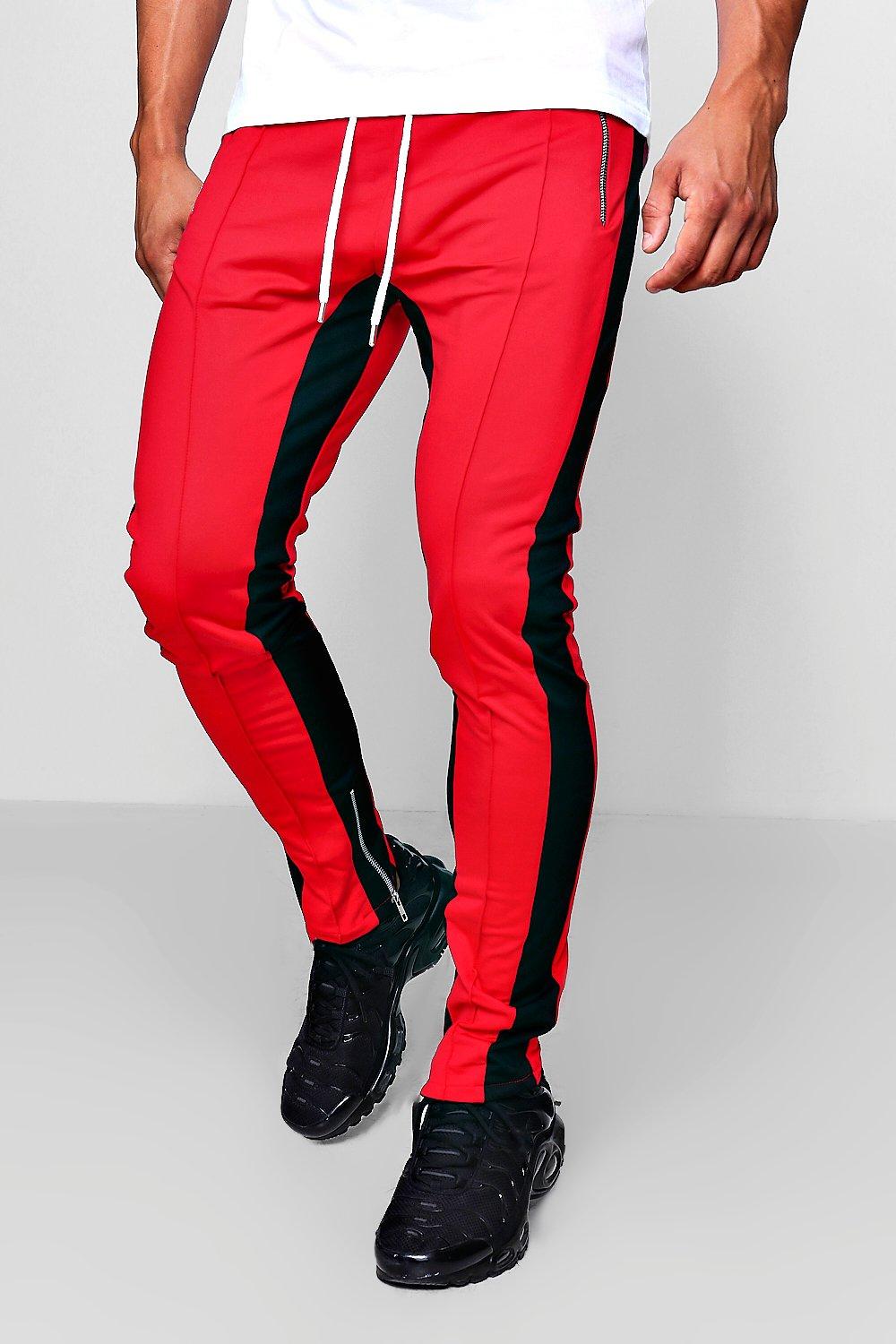 tricot color block jogger