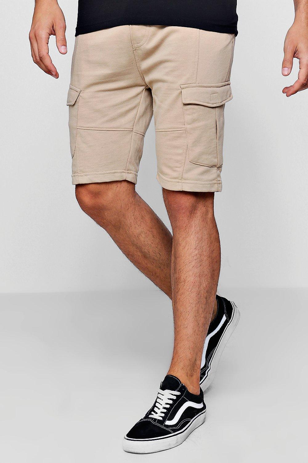 Jersey Cargo Shorts | boohoo