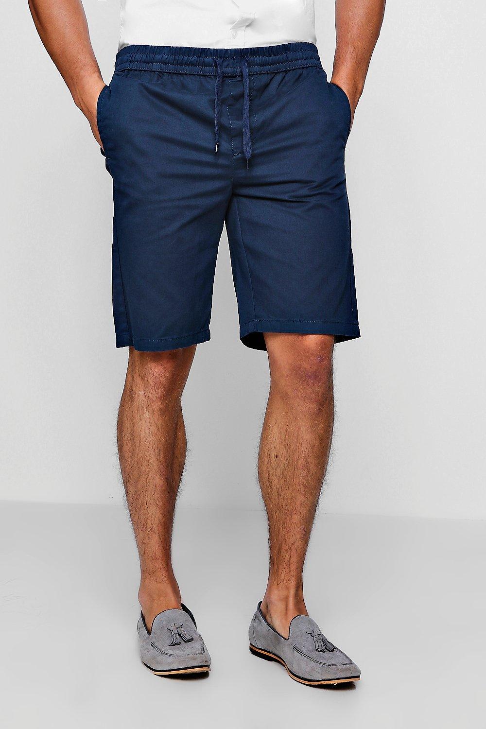 mens chino shorts elasticated waist