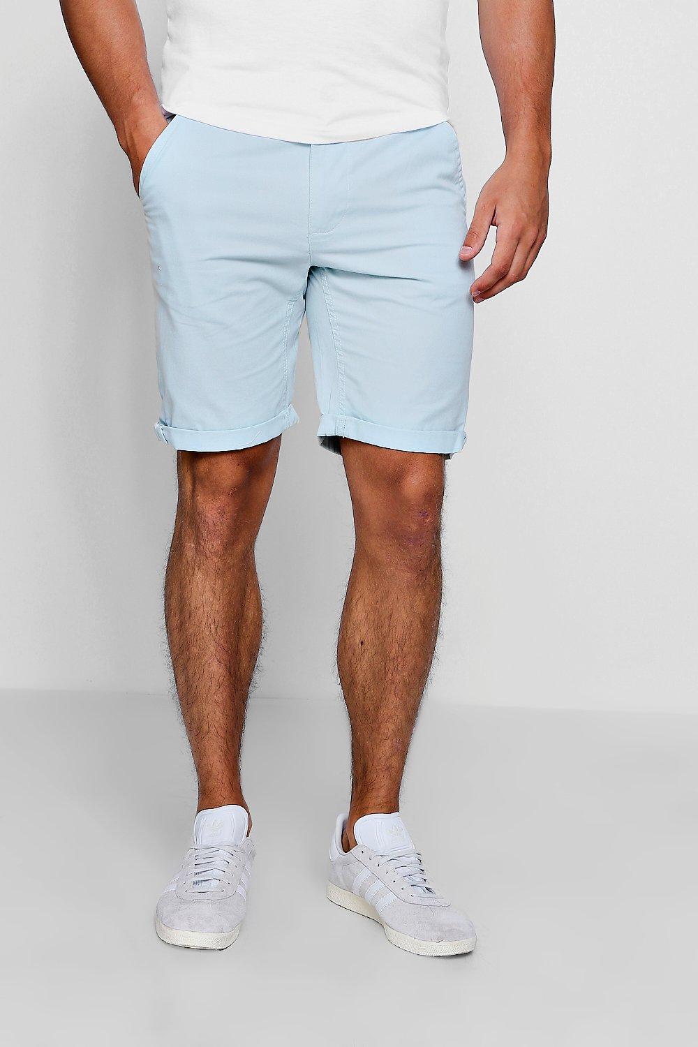 blue chino shorts