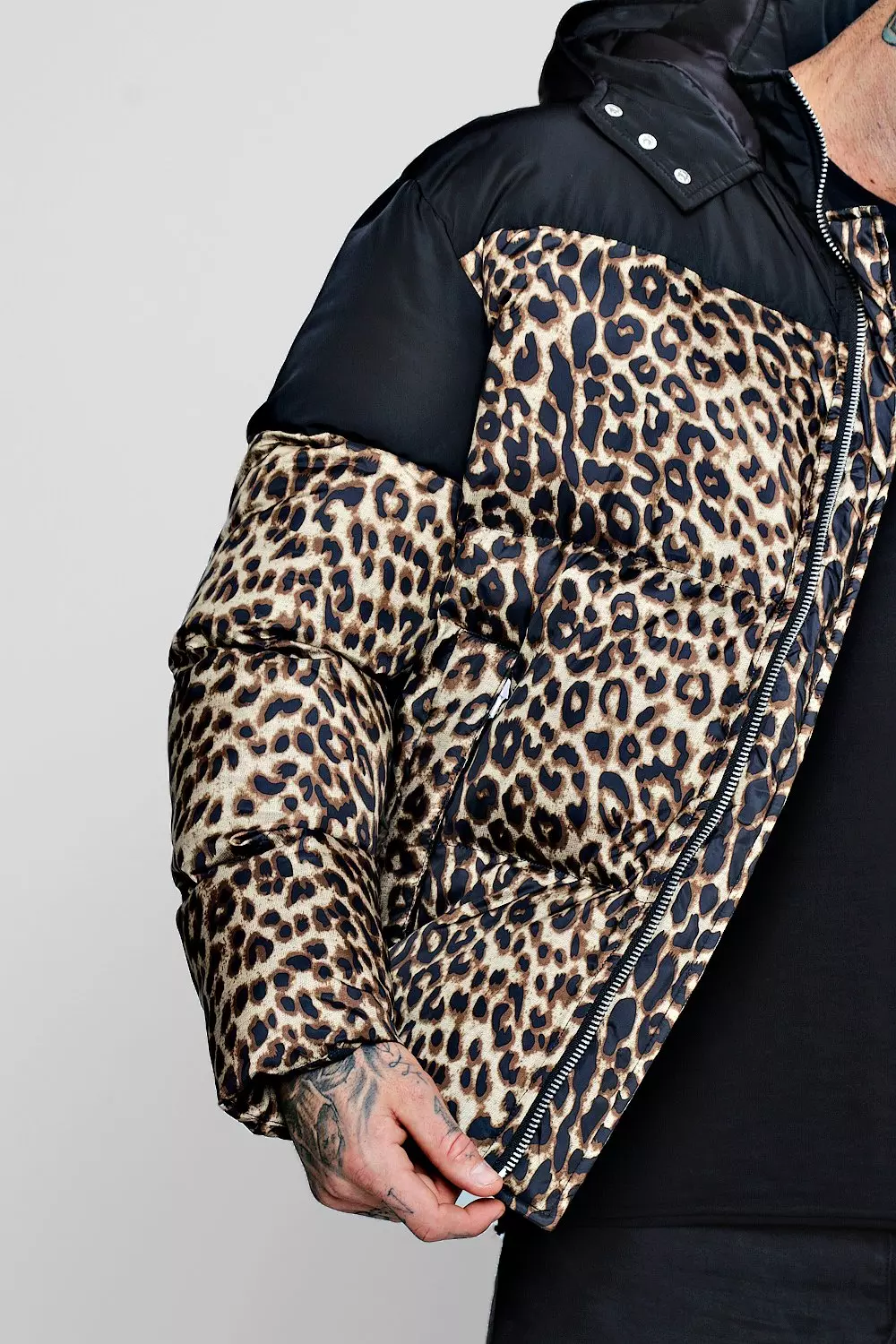 Boohoo hot sale leopard coat