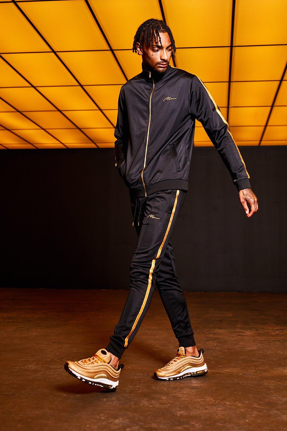 tracksuit gold