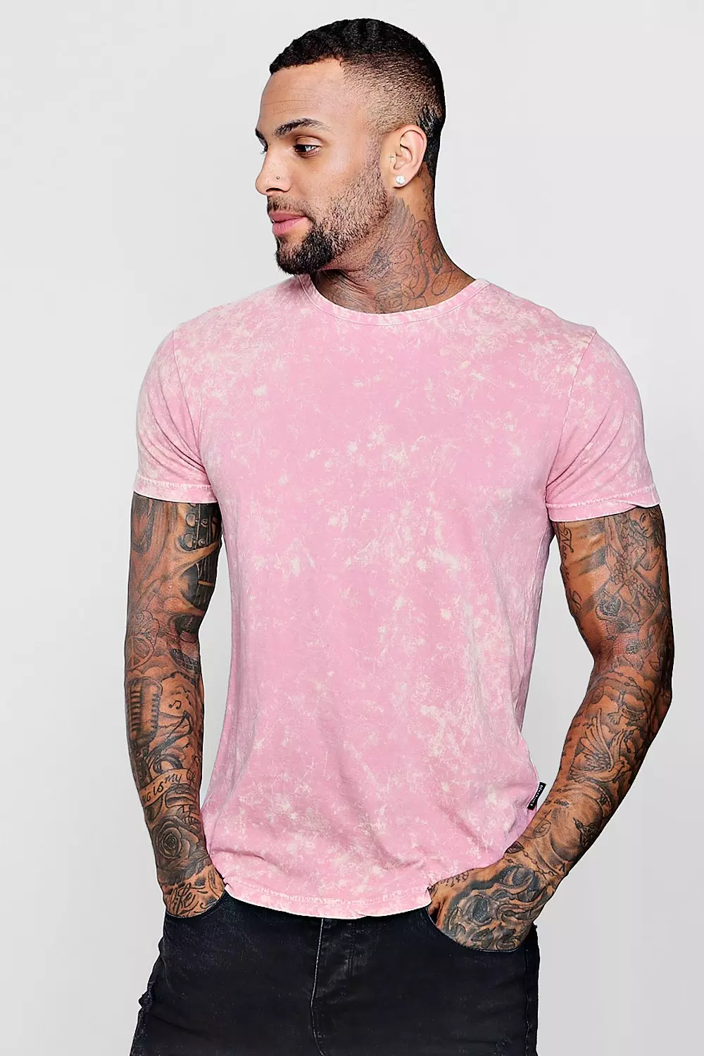 Pink acid best sale wash t shirt