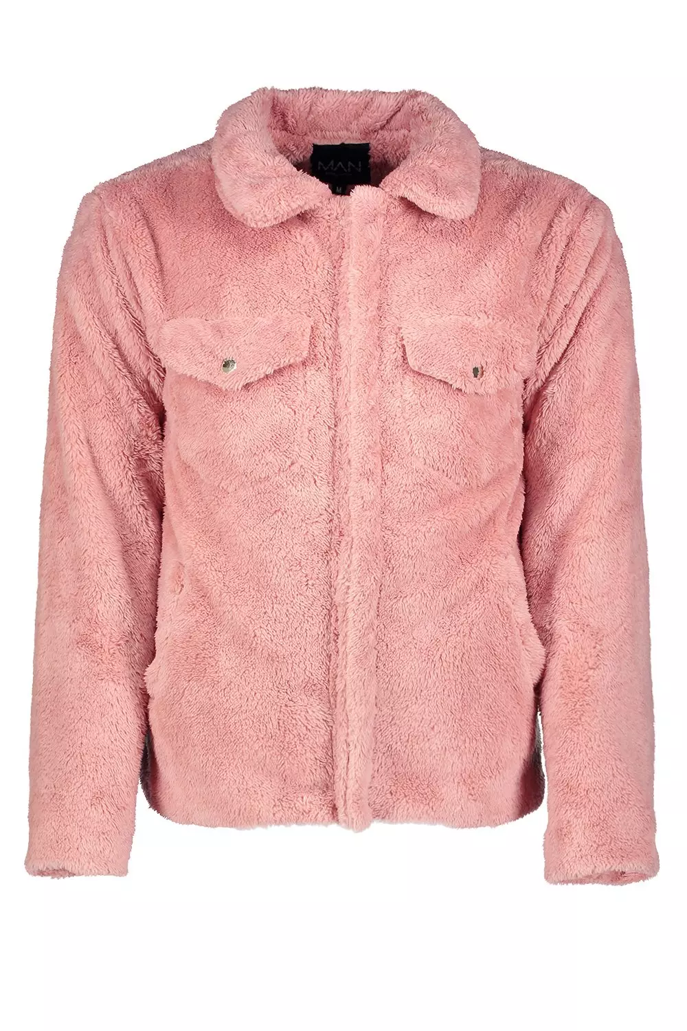 Teddy faux fur outlet trucker