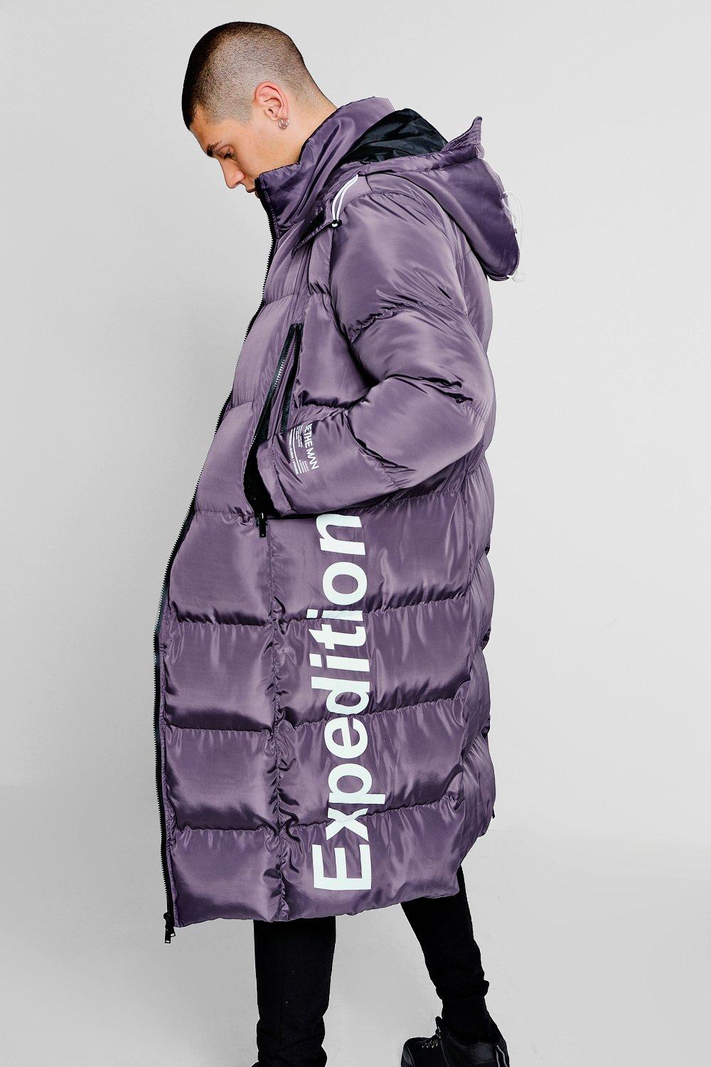 Expedition Longline Duvet Puffer Boohooman Uk