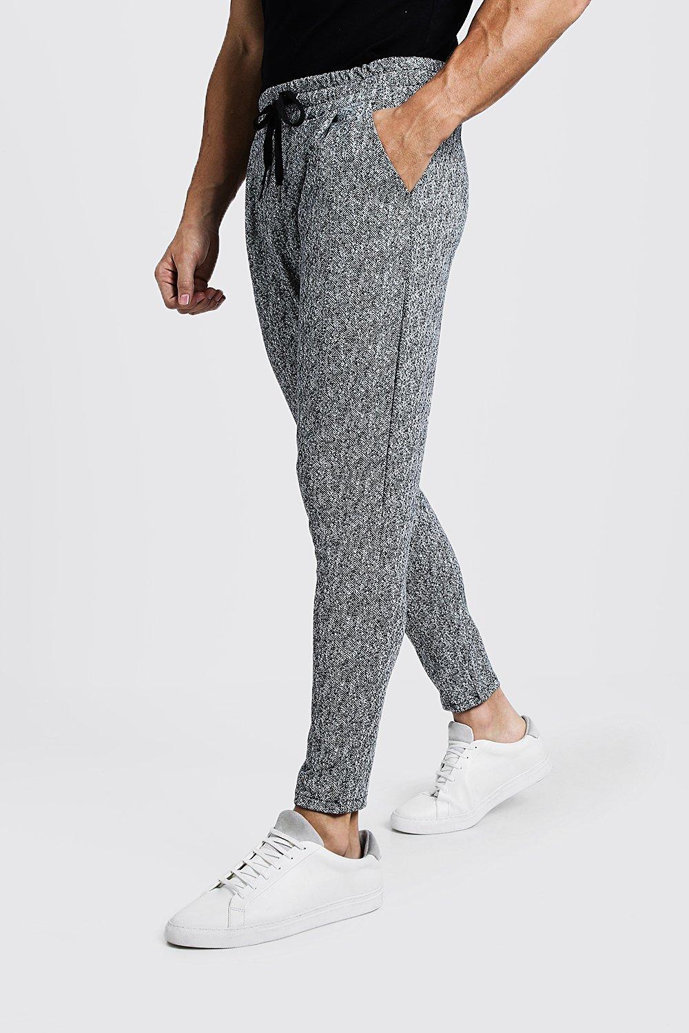 grey smart joggers