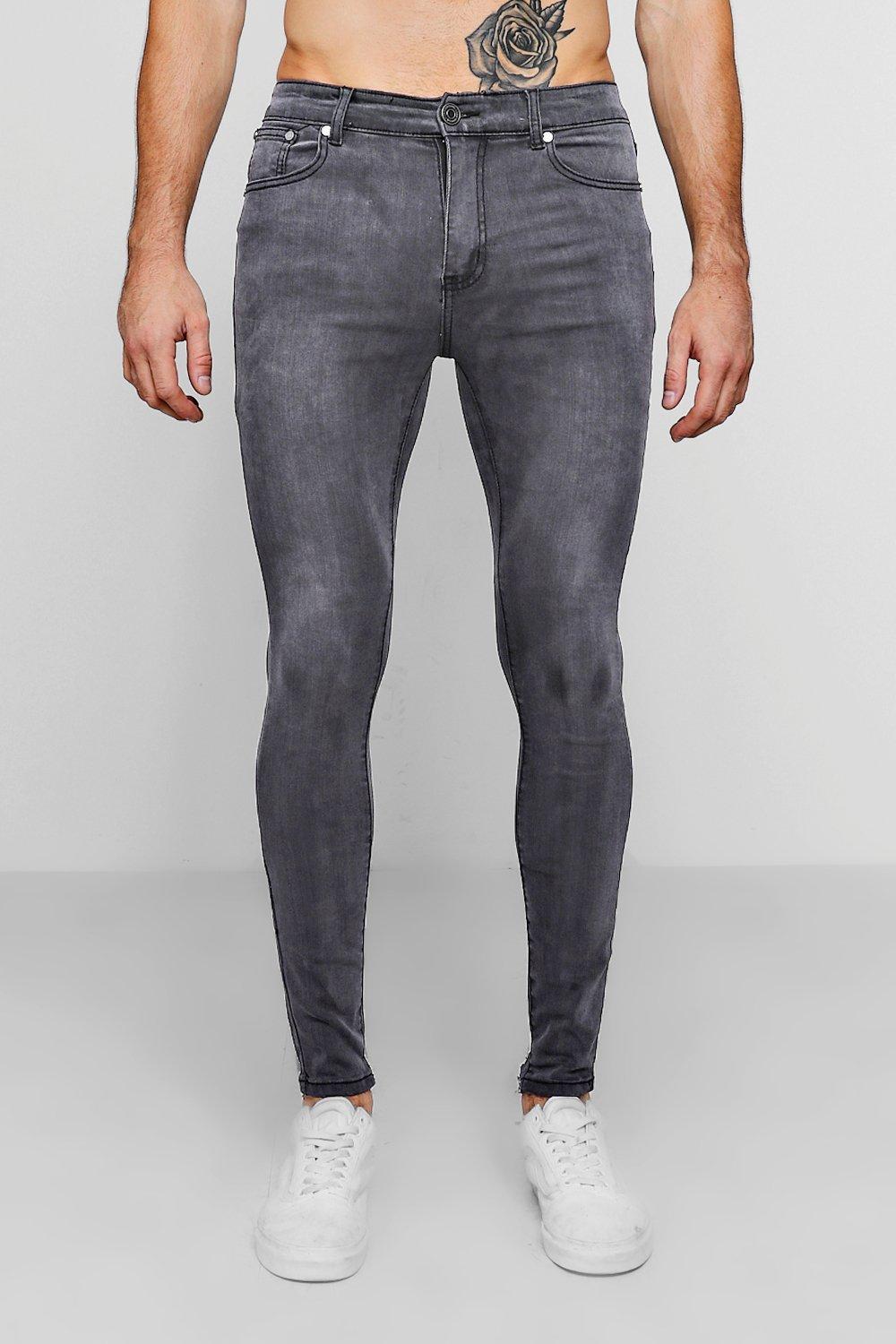 

Обтягивающие джинсы с напылением в угольном цвете, Charcoal