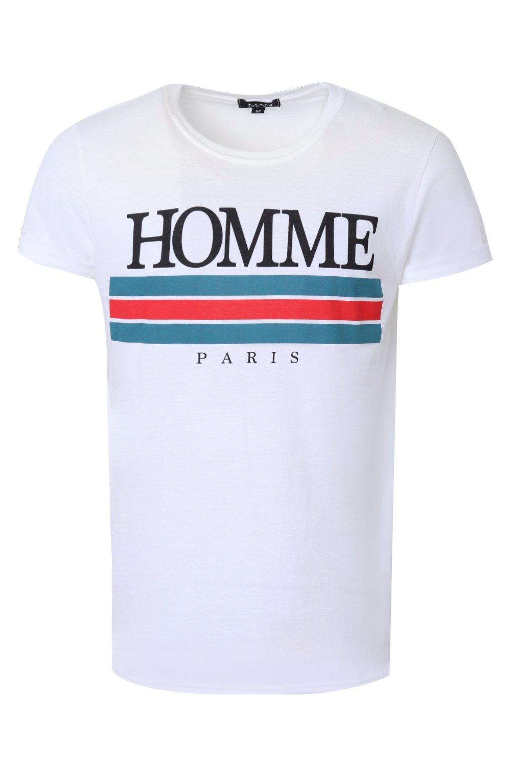 t shirt paris homme