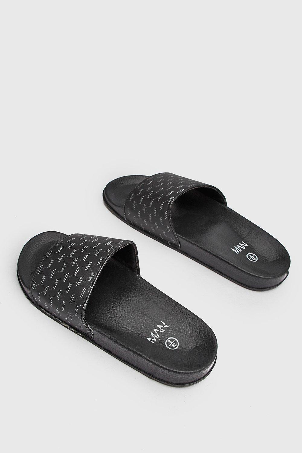 

Однотонный MAN Название бренда Slider, Black