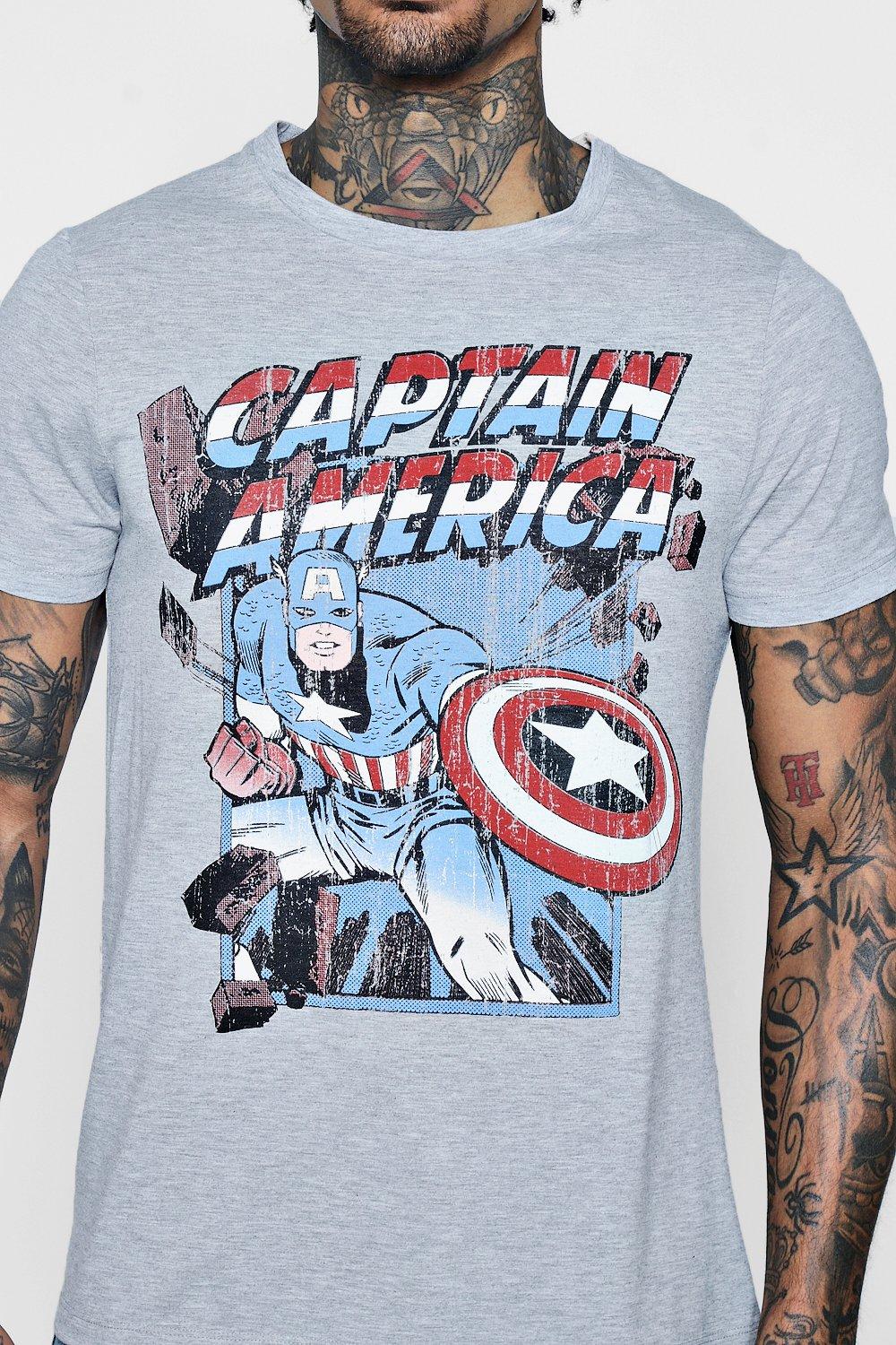 captain america t shirt asda