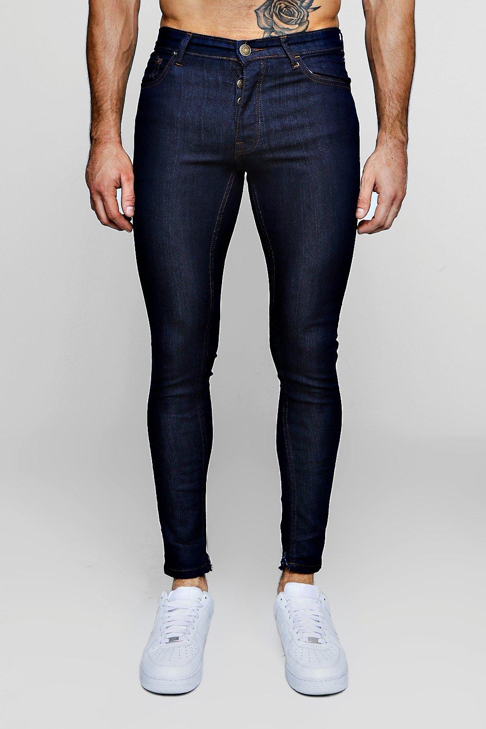 mens spray on skinny jeans