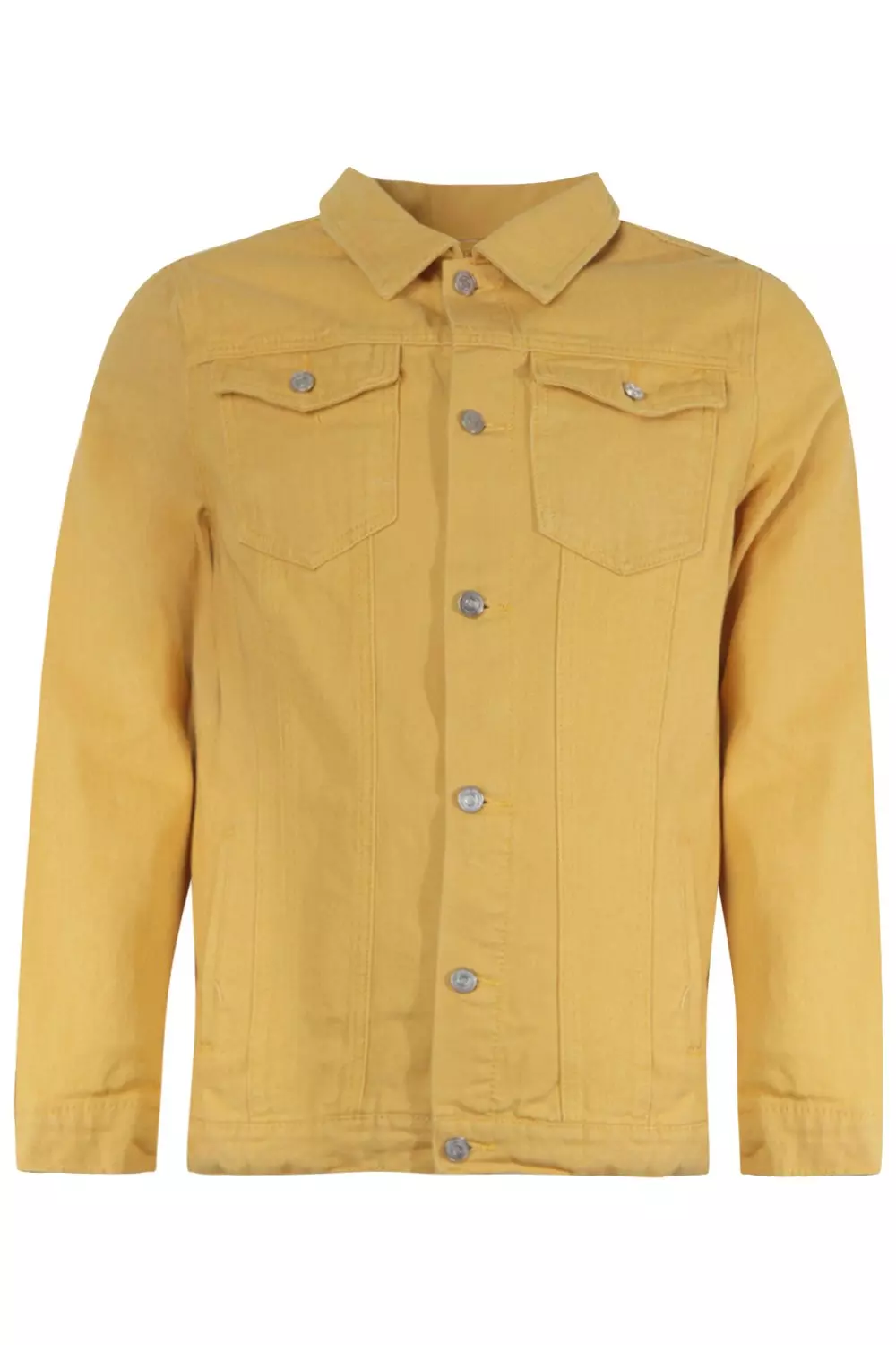 Yellow Denim Trucker Jacket