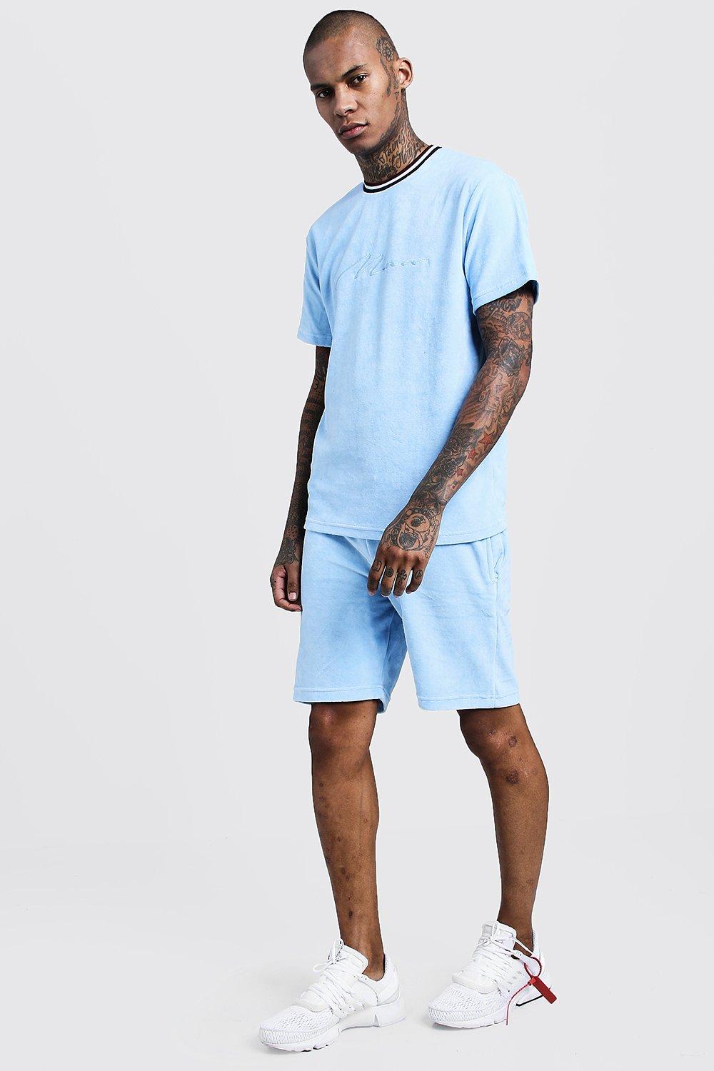baby blue tracksuit mens