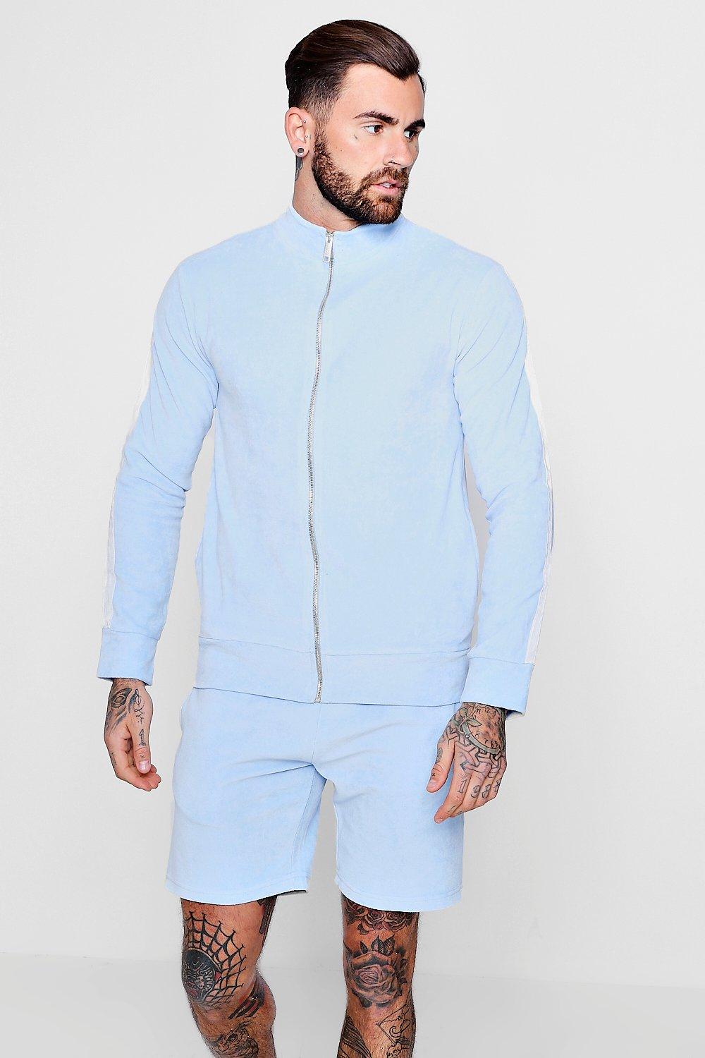 velour tracksuit boohoo