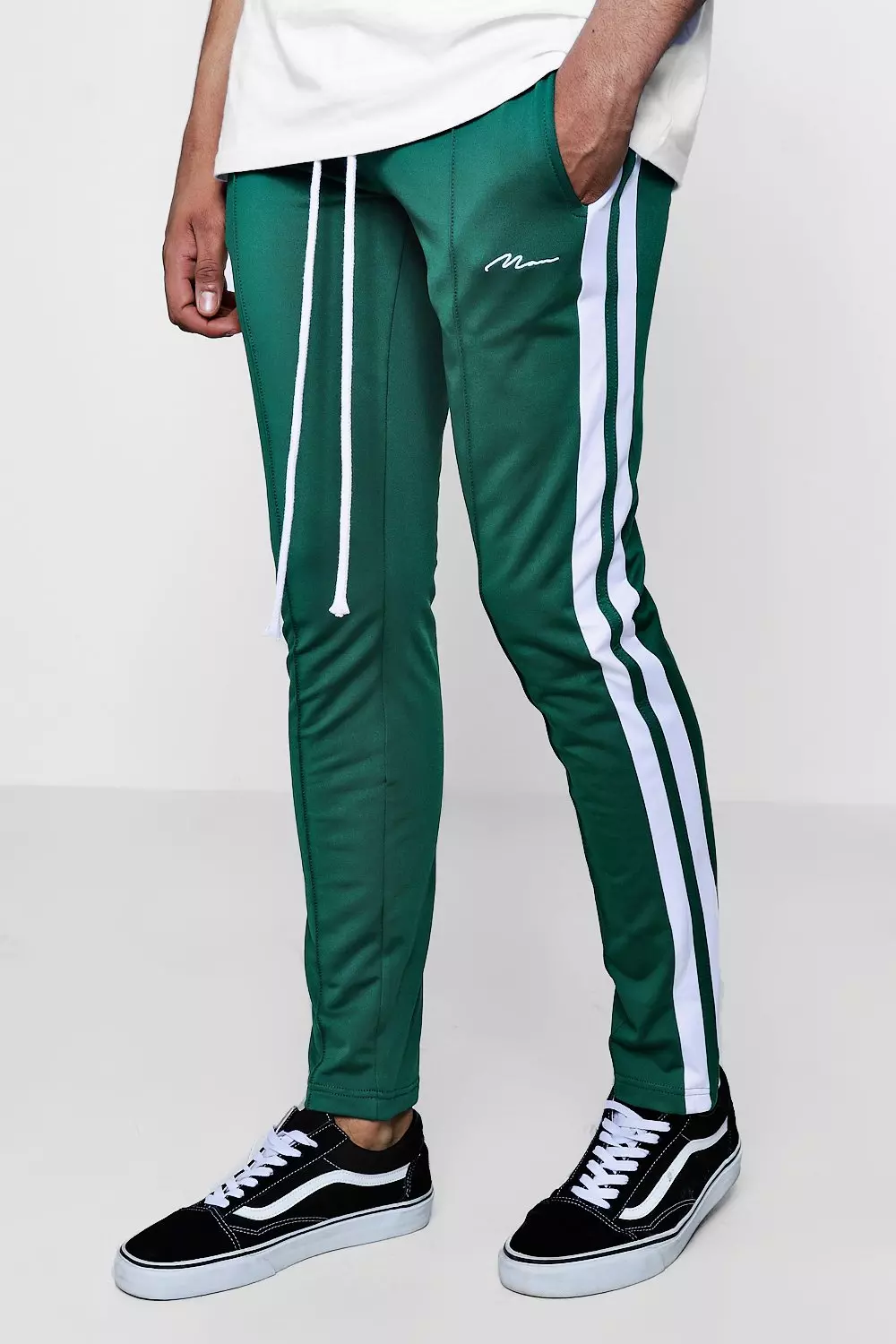 Joggers with Side Stripes