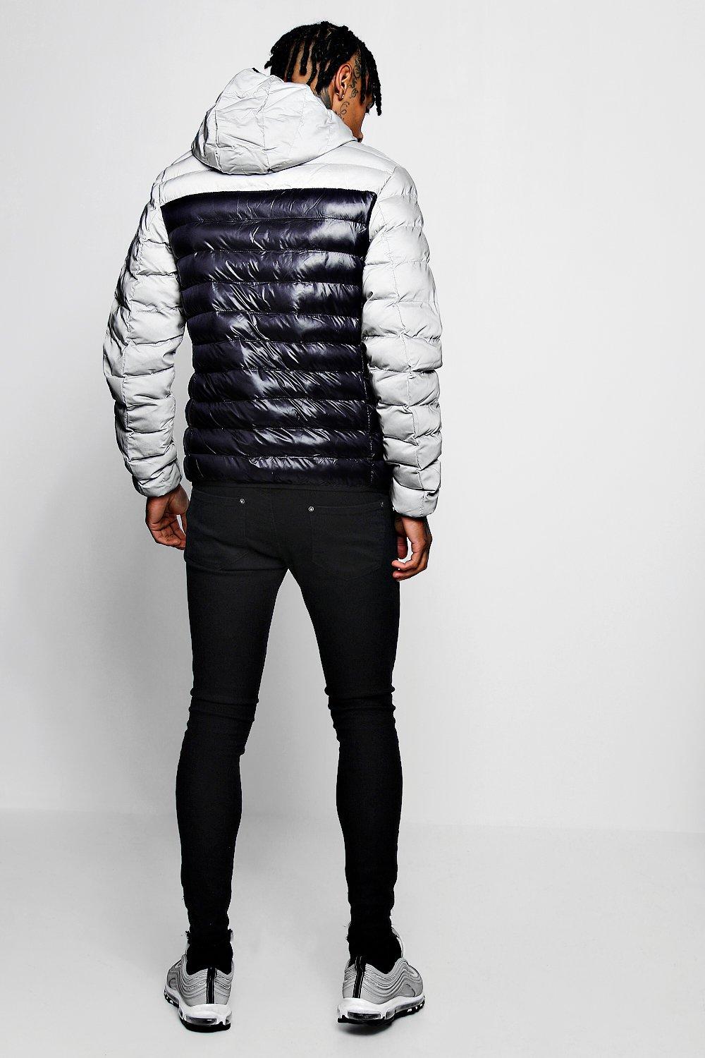 mens puffer jacket boohoo