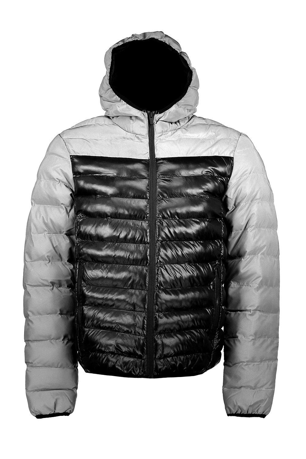 mens puffer jacket boohoo