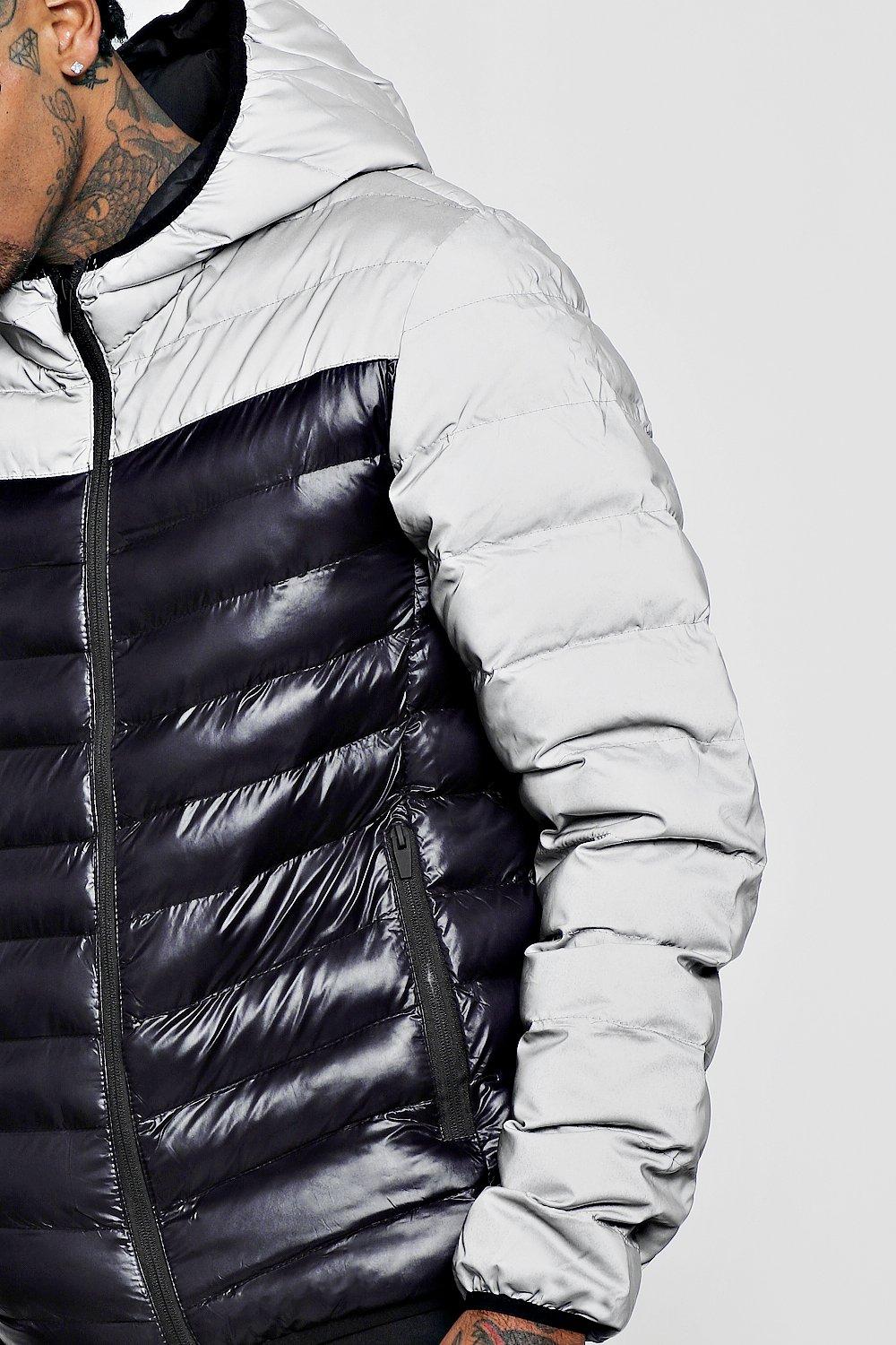 mens puffer jacket boohoo