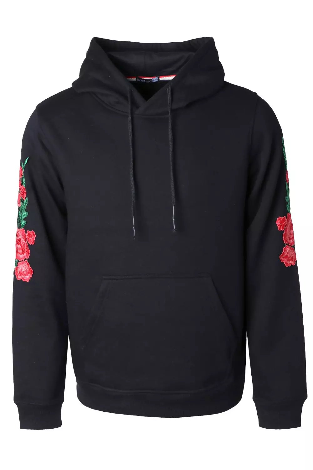 Rose embroidered hoodie on sale men