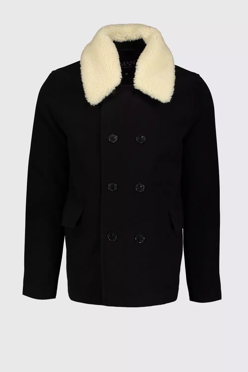 Caban col mouton homme new arrivals