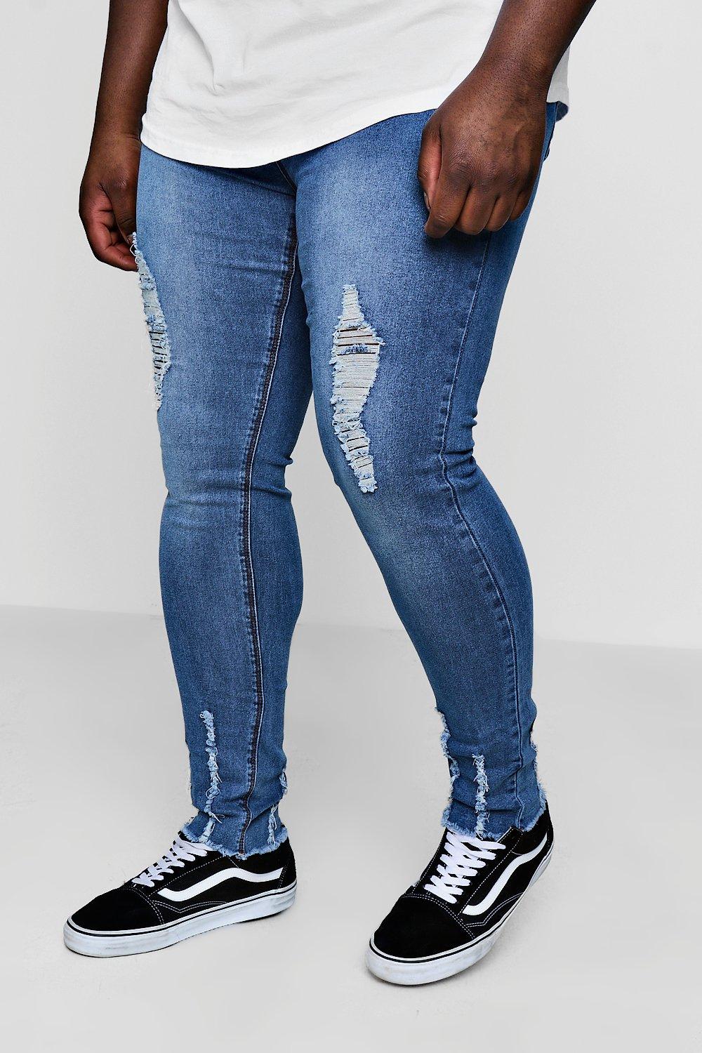 mens big and tall skinny jeans