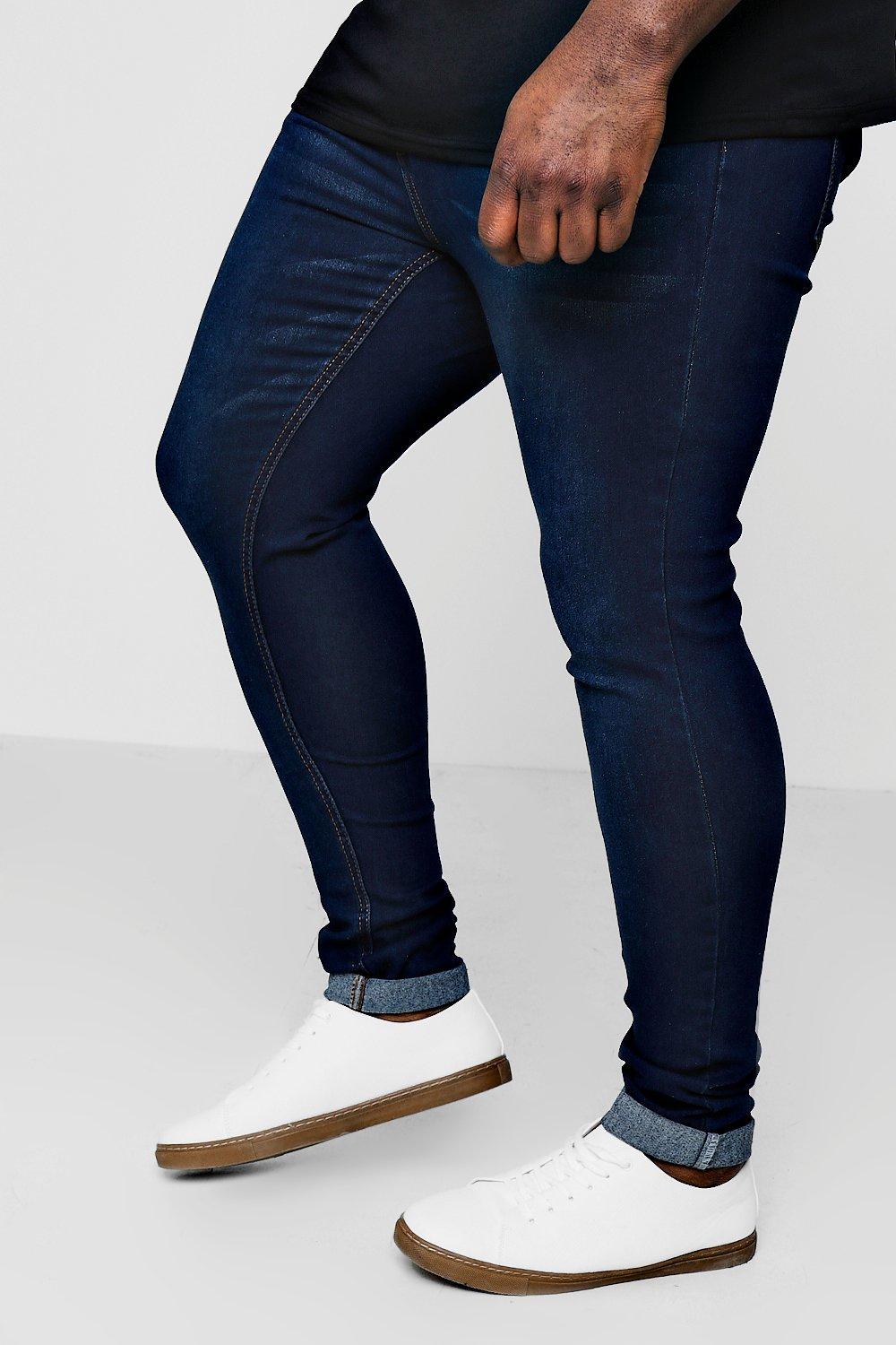 Big And Tall Super Skinny Jeans | boohoo