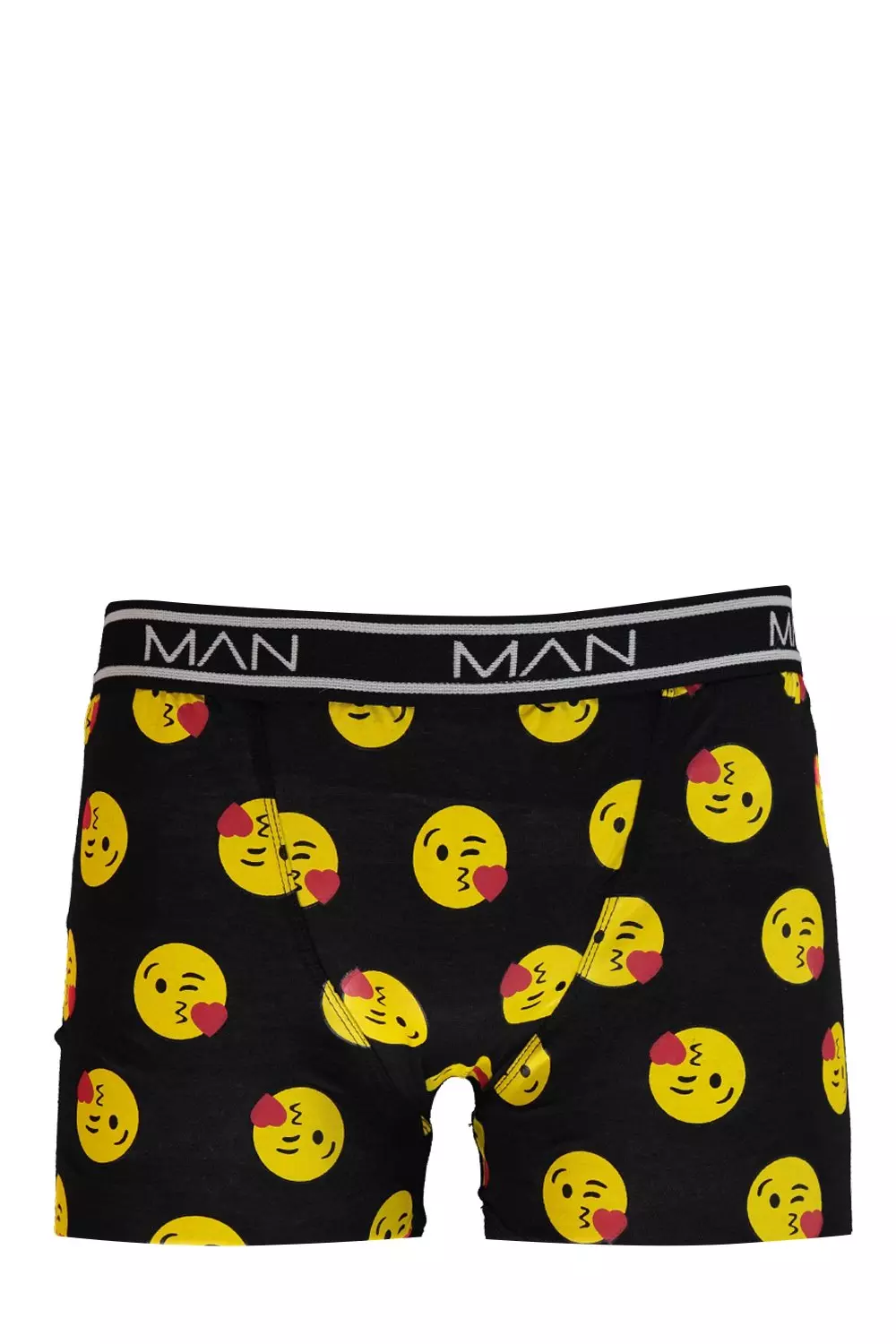 Emoji Heart Kiss Print Boxers