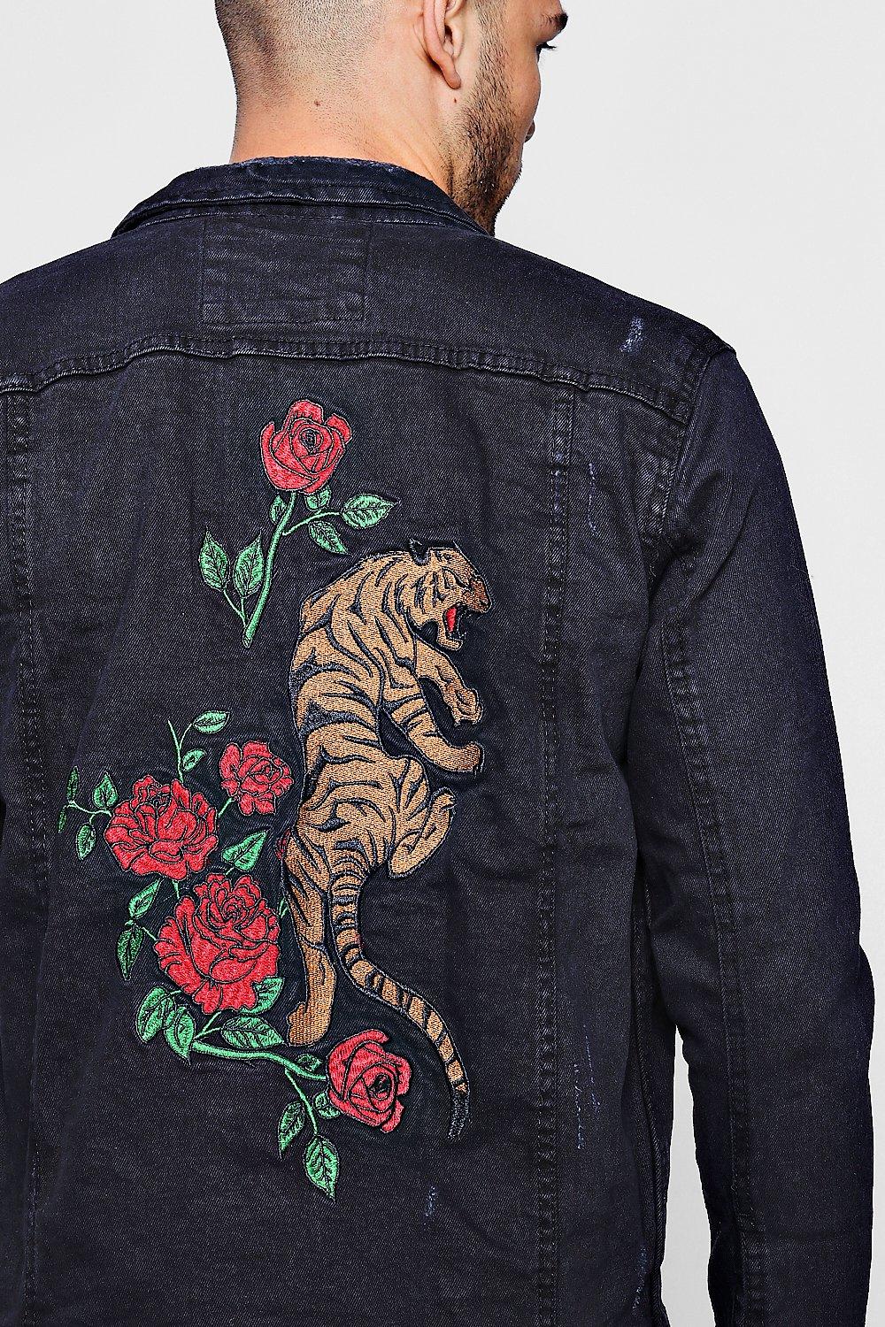 tiger jean jacket