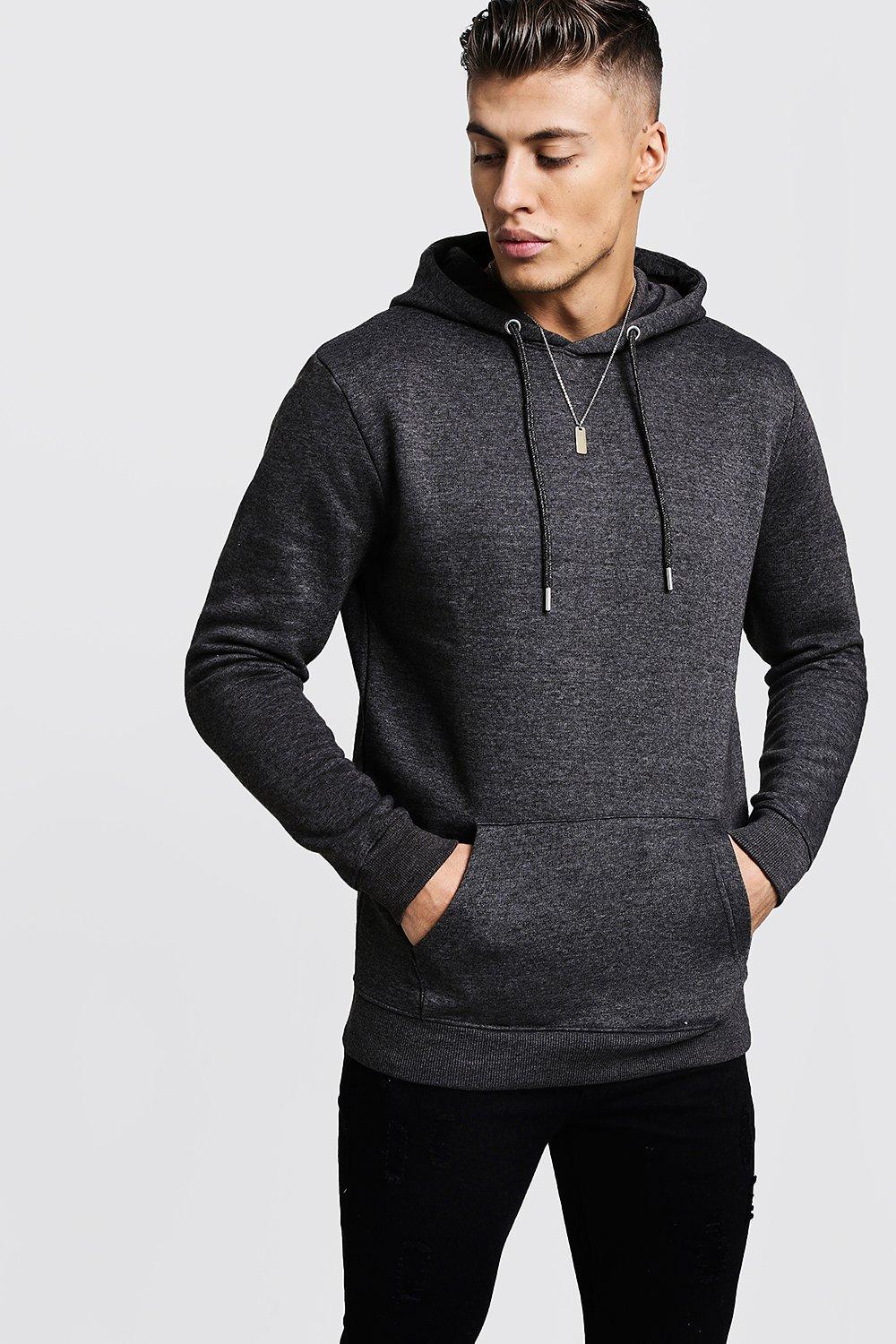 Basic Over the Head Fleece Hoodie | Boohoo