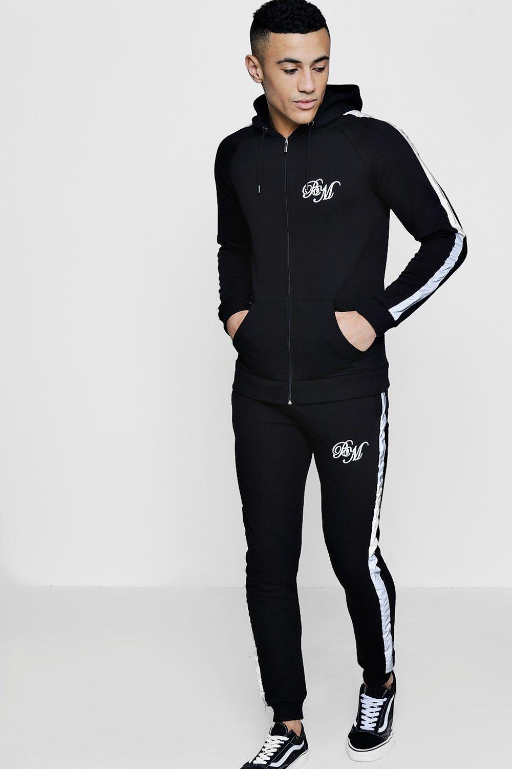 mens reflective tracksuit