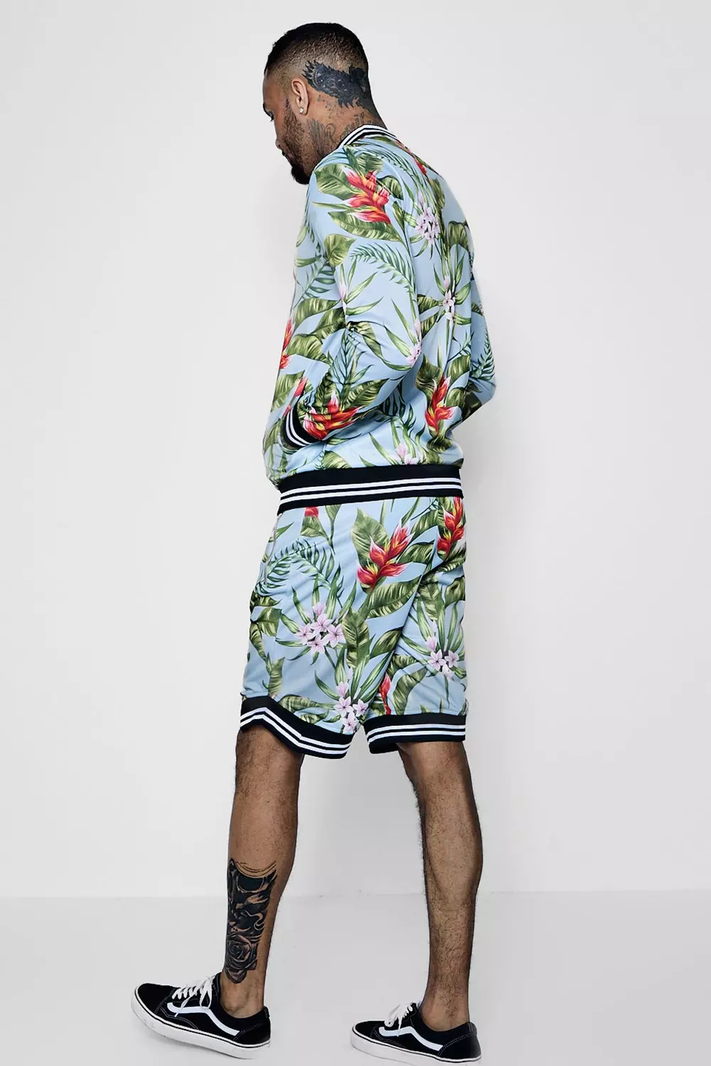 floral print basketball shorts