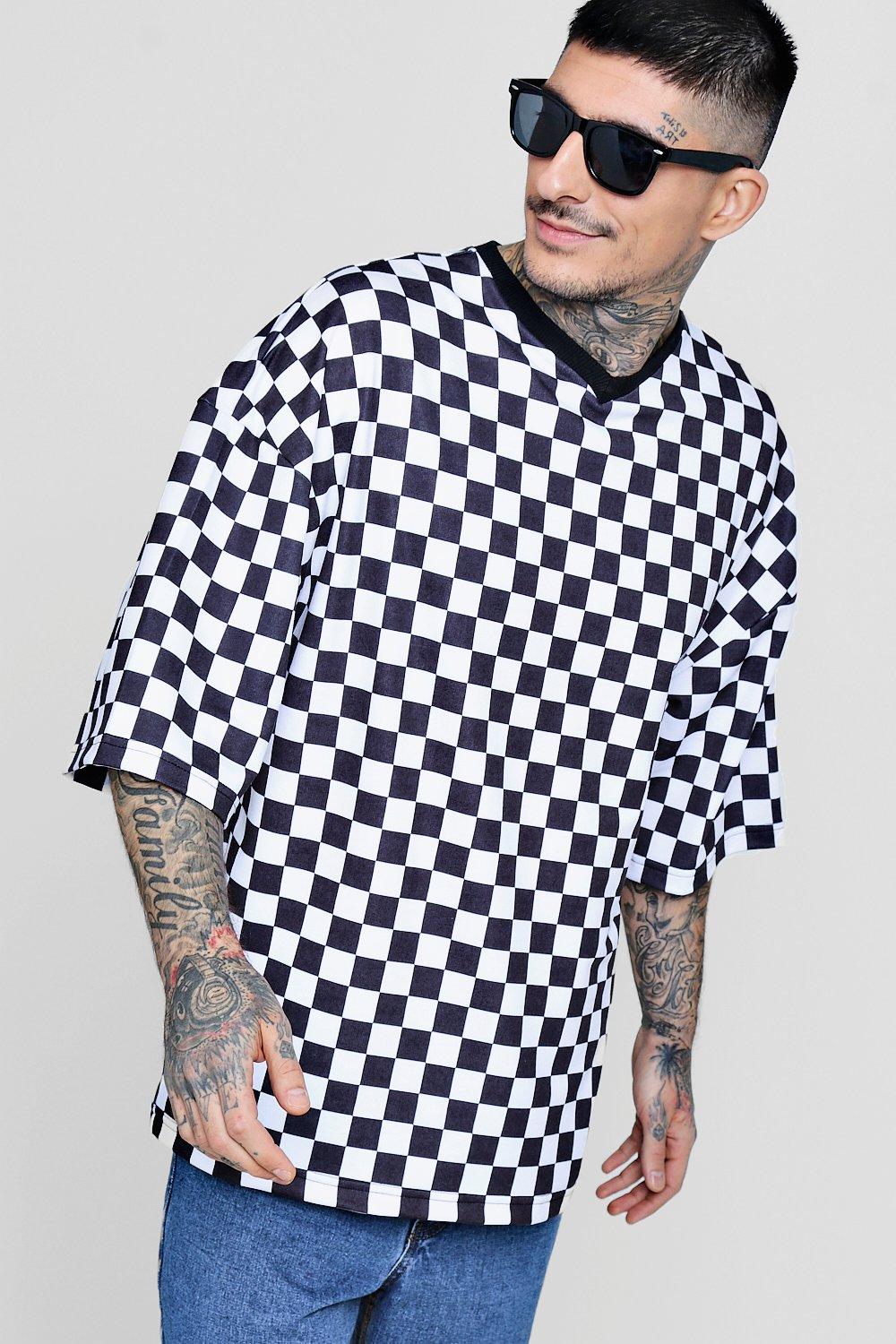 checkerboard tee