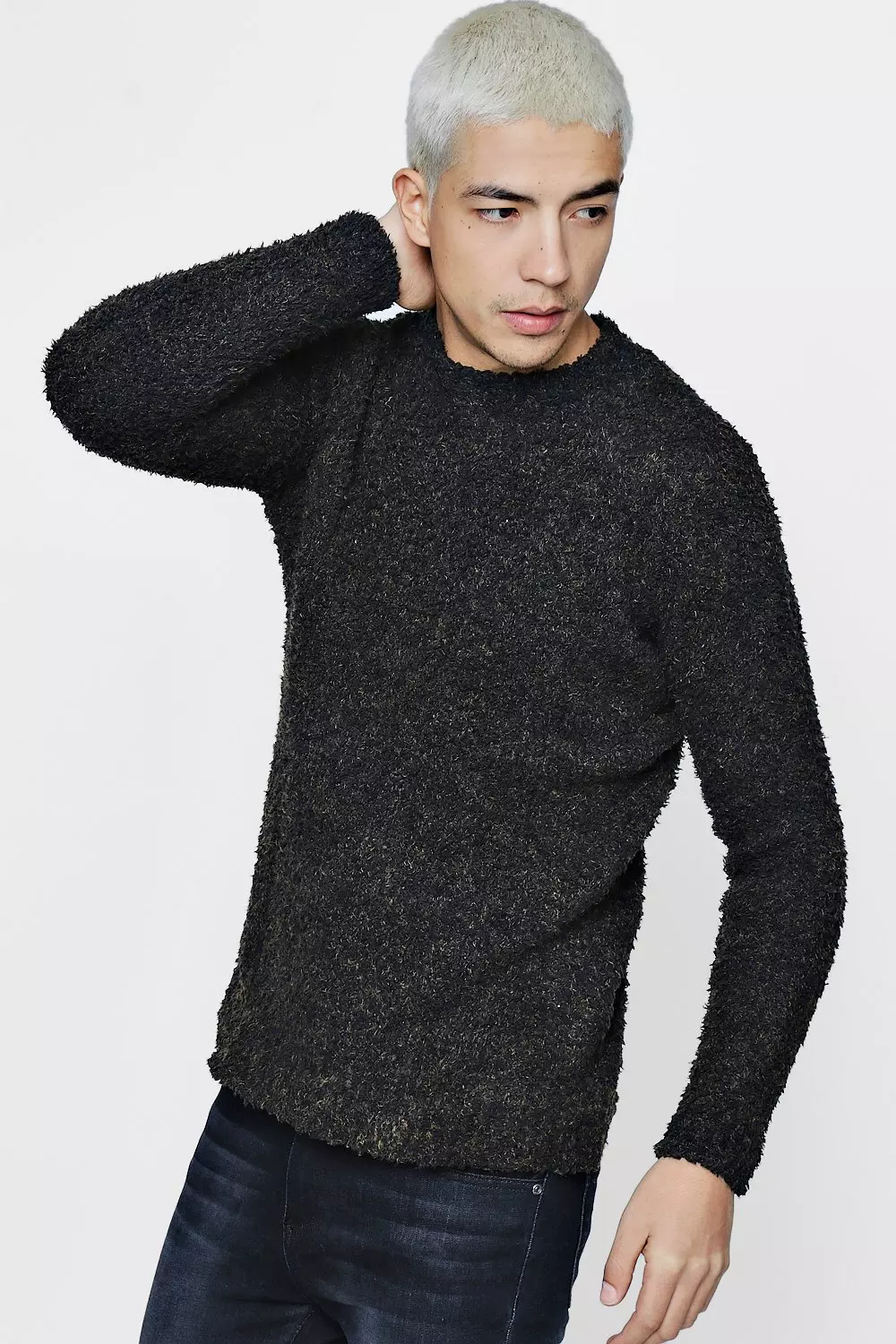 Mens shop fluffy jumper