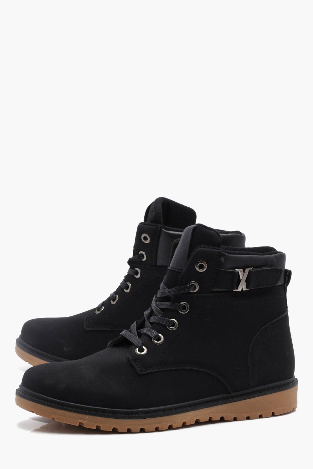 boohoo hiker boots