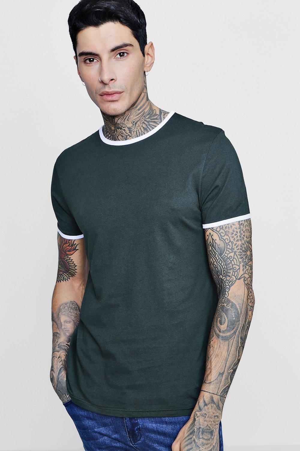 boohoo curve t shirts
