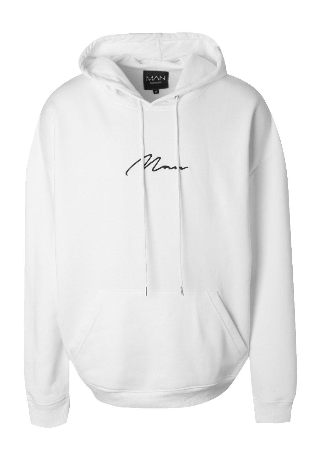 man signature hoodie