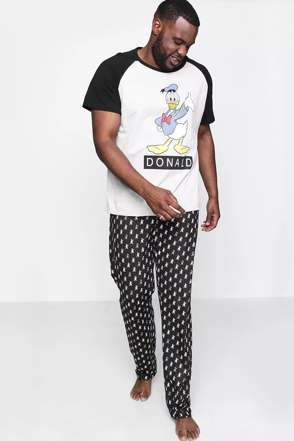 Mens donald 2025 duck pyjamas