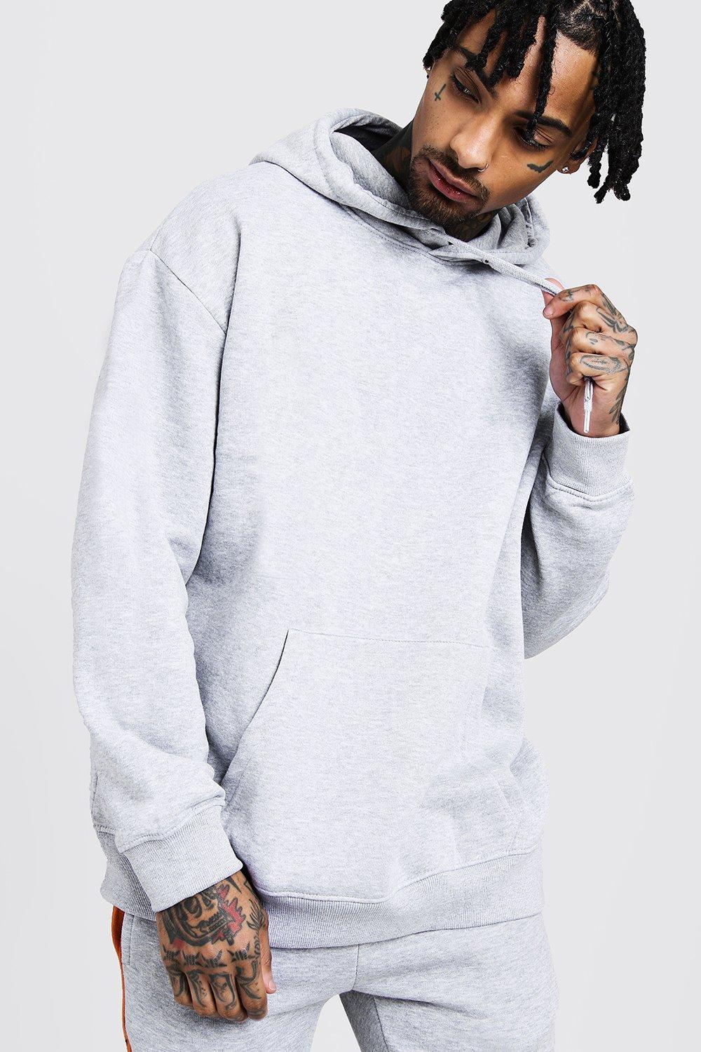 grey hoodie oversized