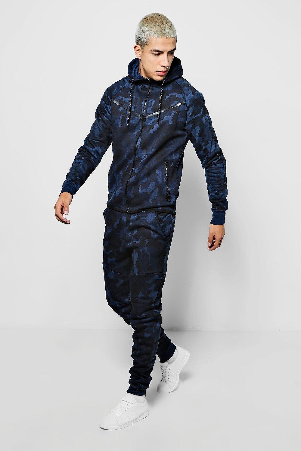 blue camo tracksuit