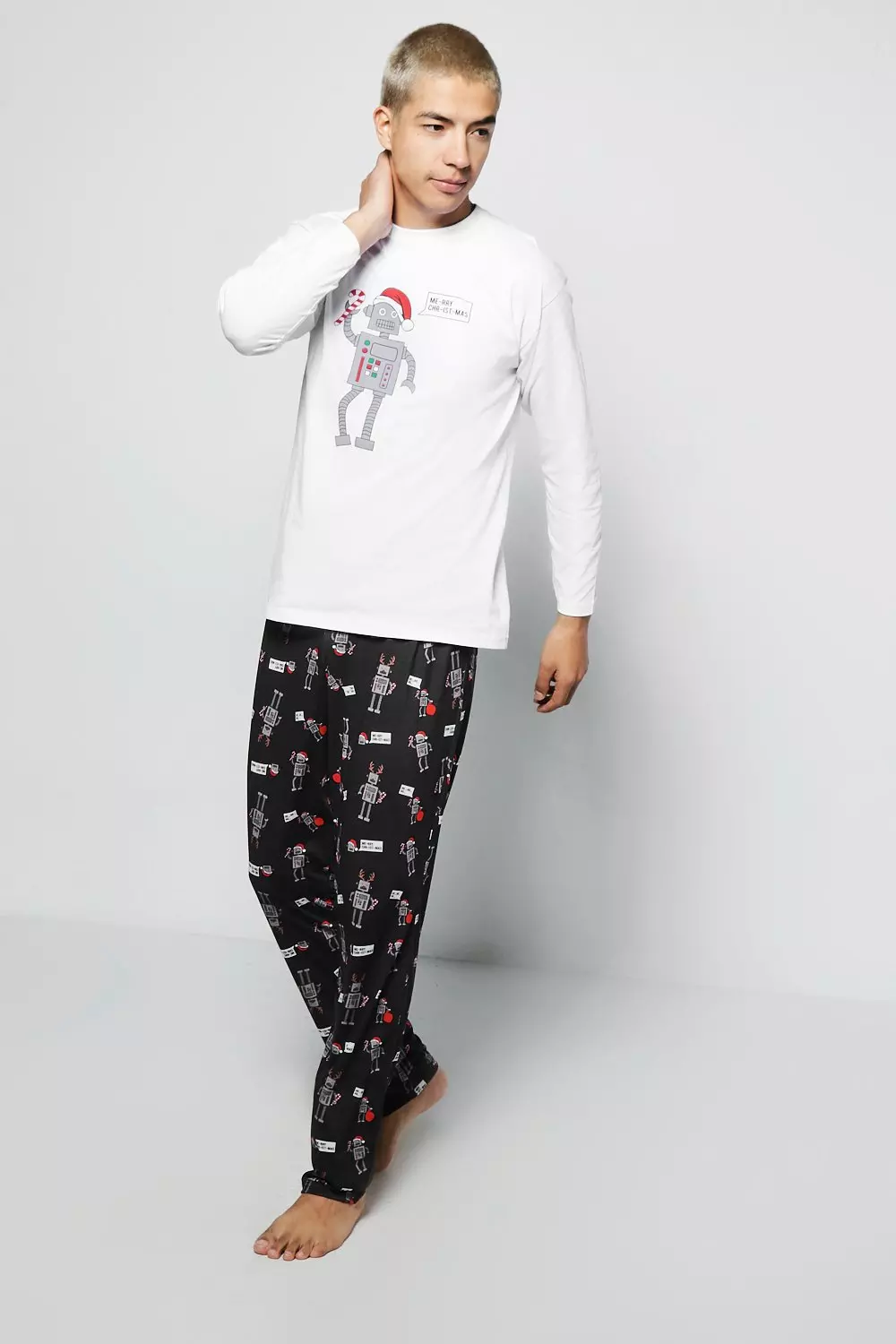 Boohooman best sale christmas pyjamas