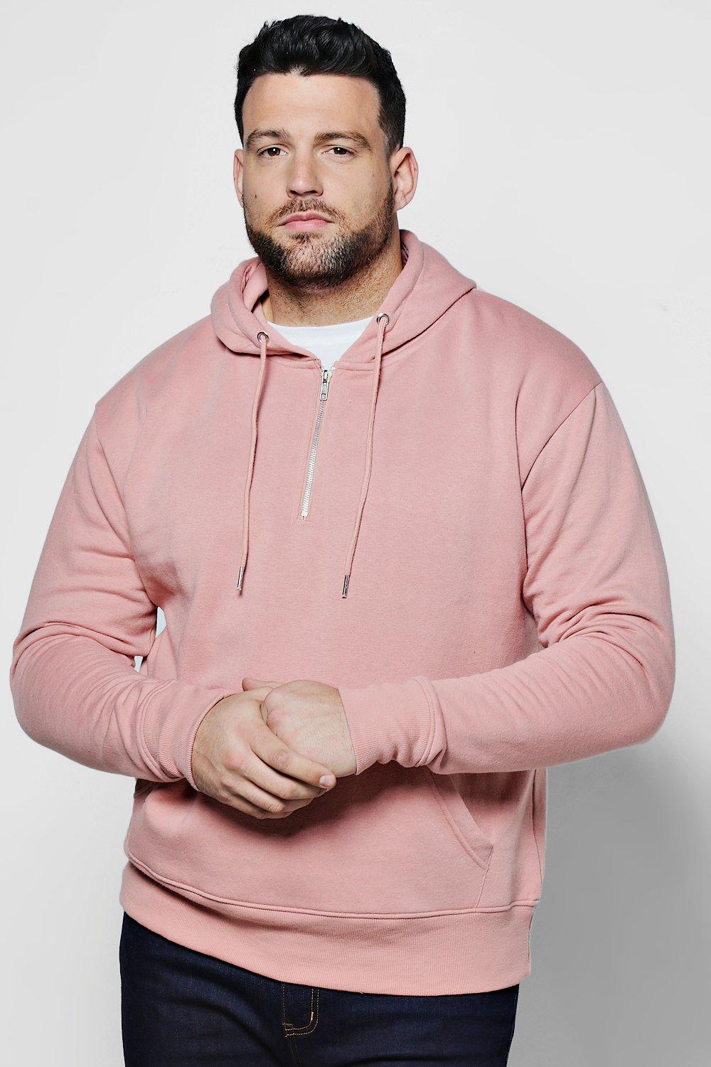 big pink hoodie