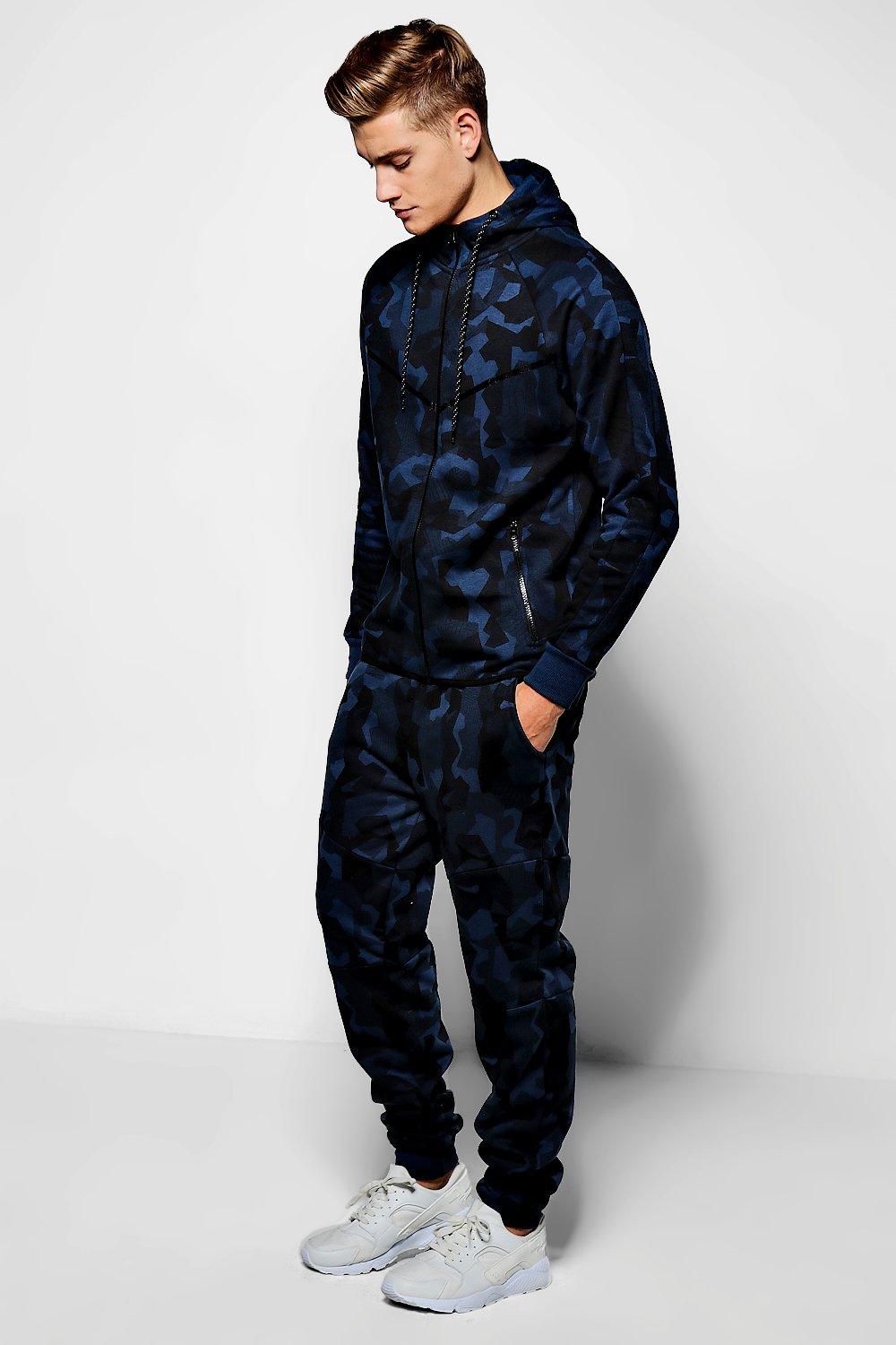 blue camo tracksuit
