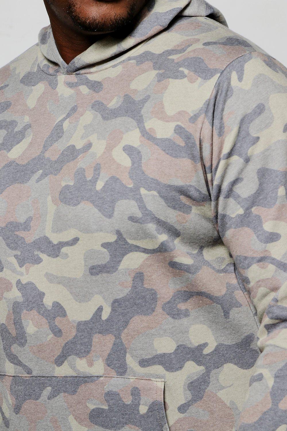 big and tall camo hoodies