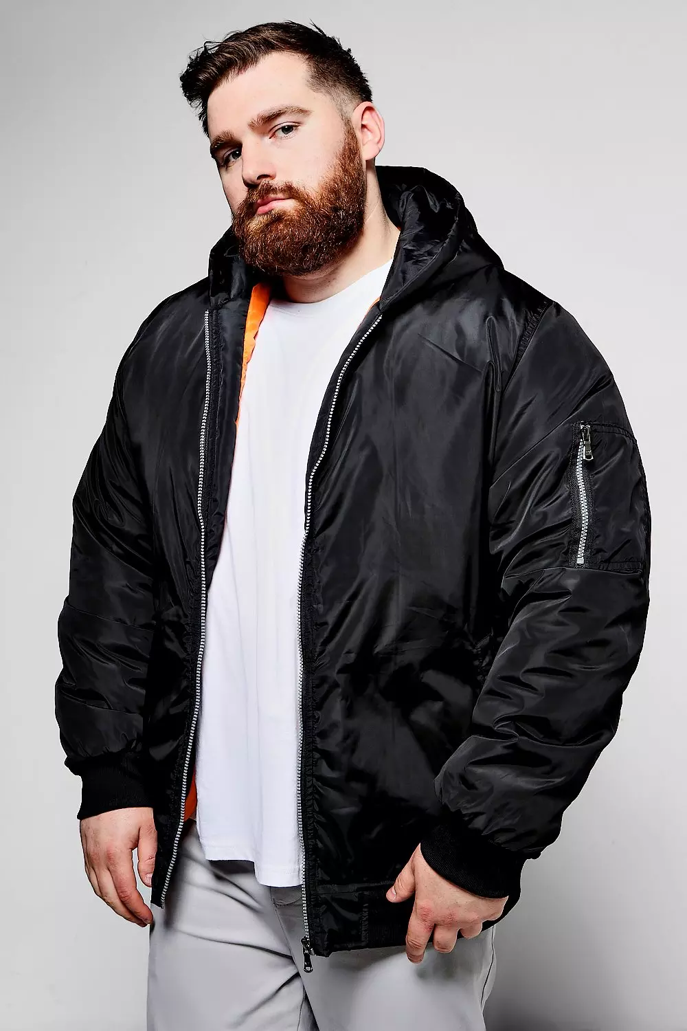 Tall hot sale bomber jacket