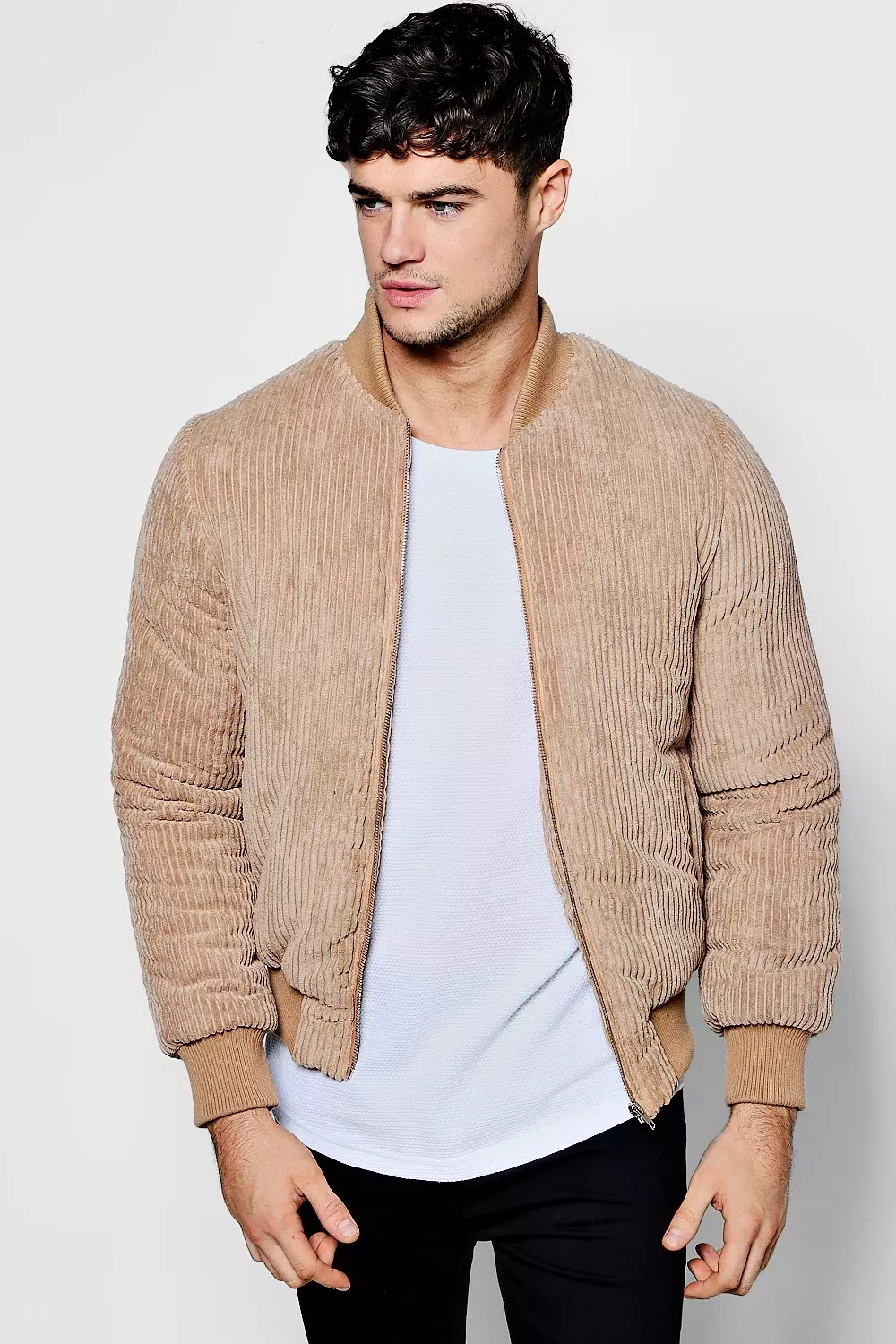 Corduroy bomber clearance jacket mens