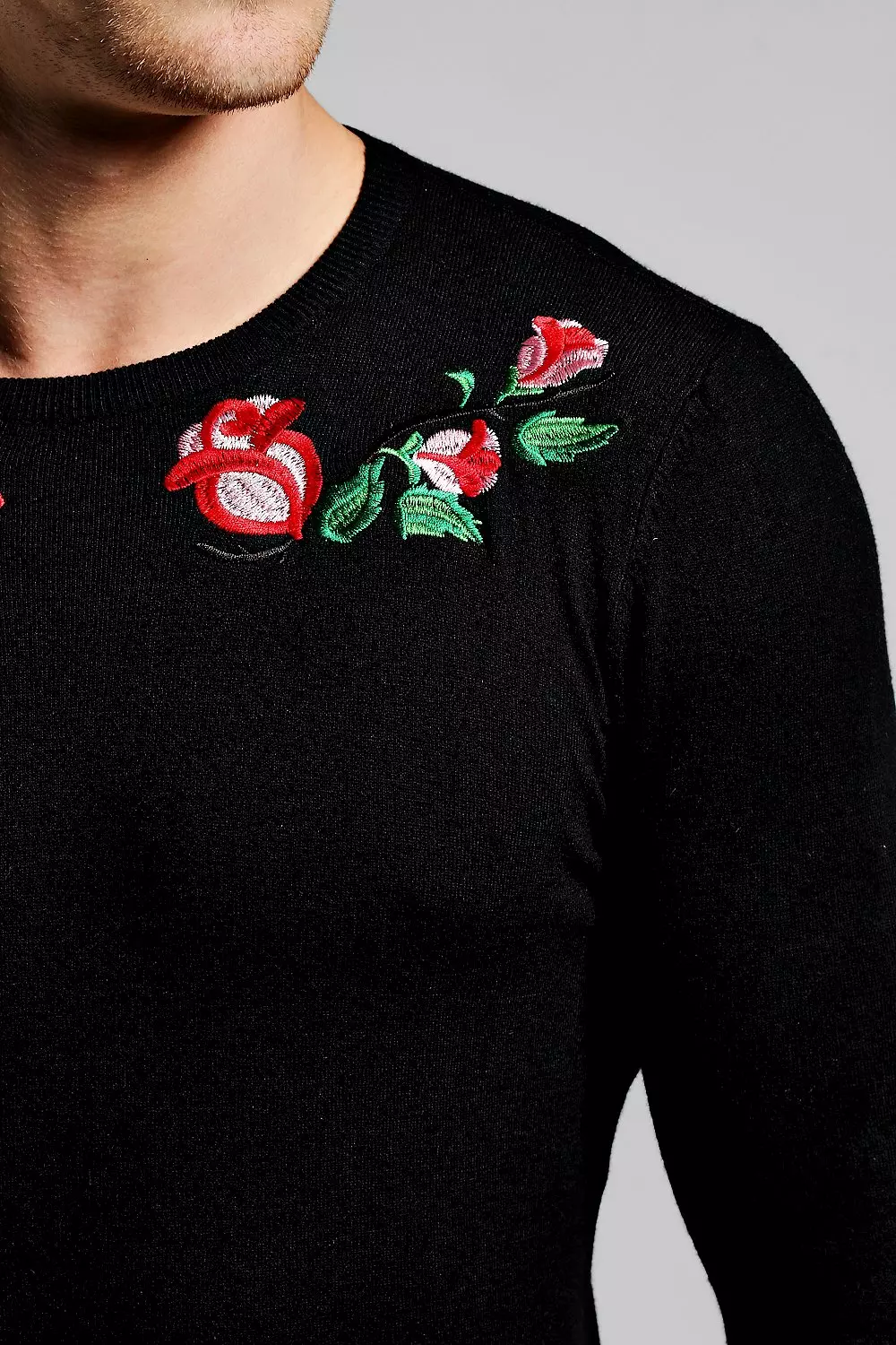 Rose hotsell embroidered jumper