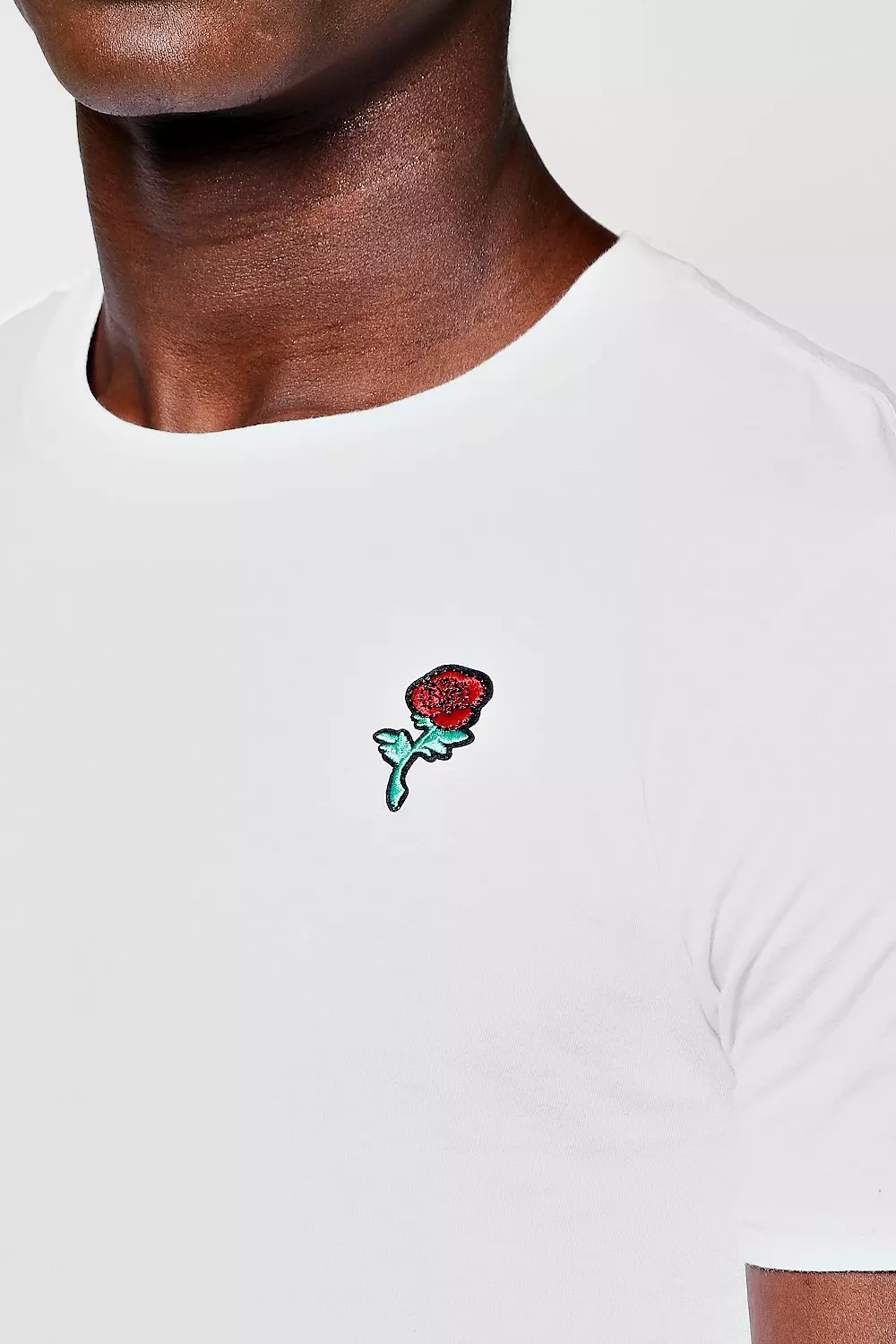 Embroidered Emblem | boohooMAN USA